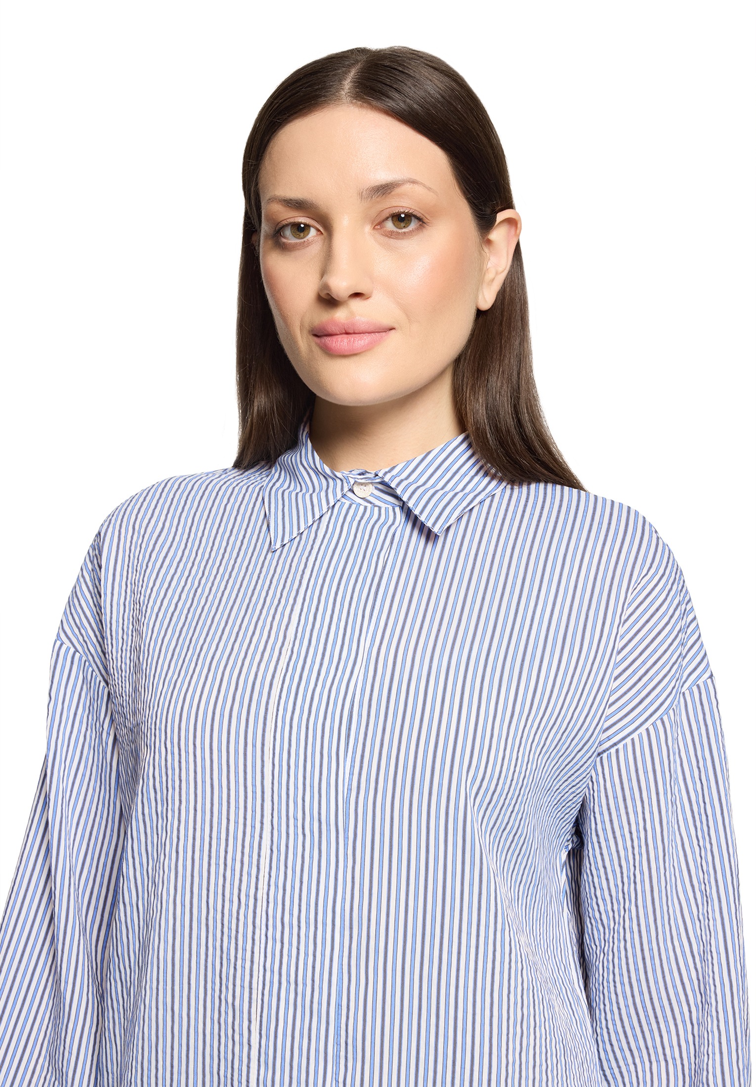 Cartoon Klassische Bluse »Damen mit Raffung«