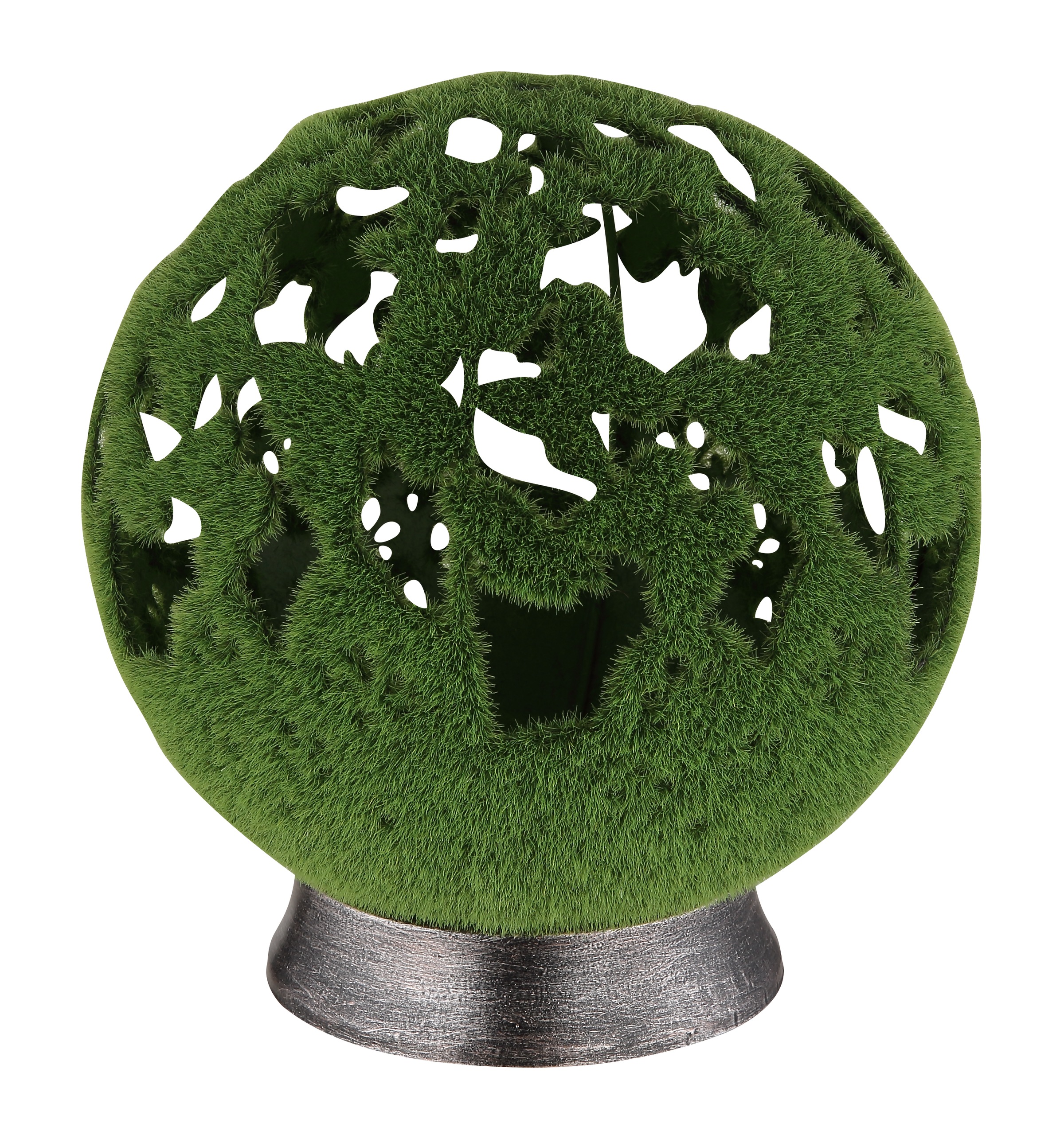 GLOBO LIGHTING LED Solarleuchte »SOLARLEUCHTE METALL SILBERGRAU, 1XLED« LED-Modul 1 Stk. Warmweiß Solar Garten Terrasse Außenbeleuchtung Dekoleuchten