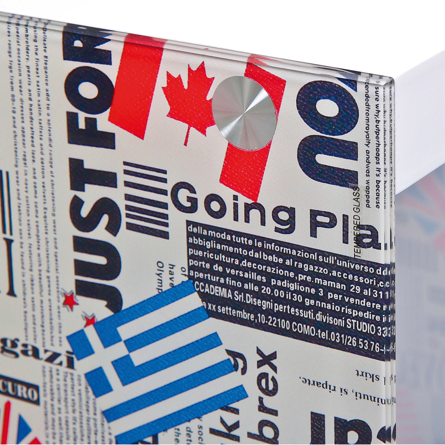 Inter Link »Cube« mit gestalteten Glasseiten