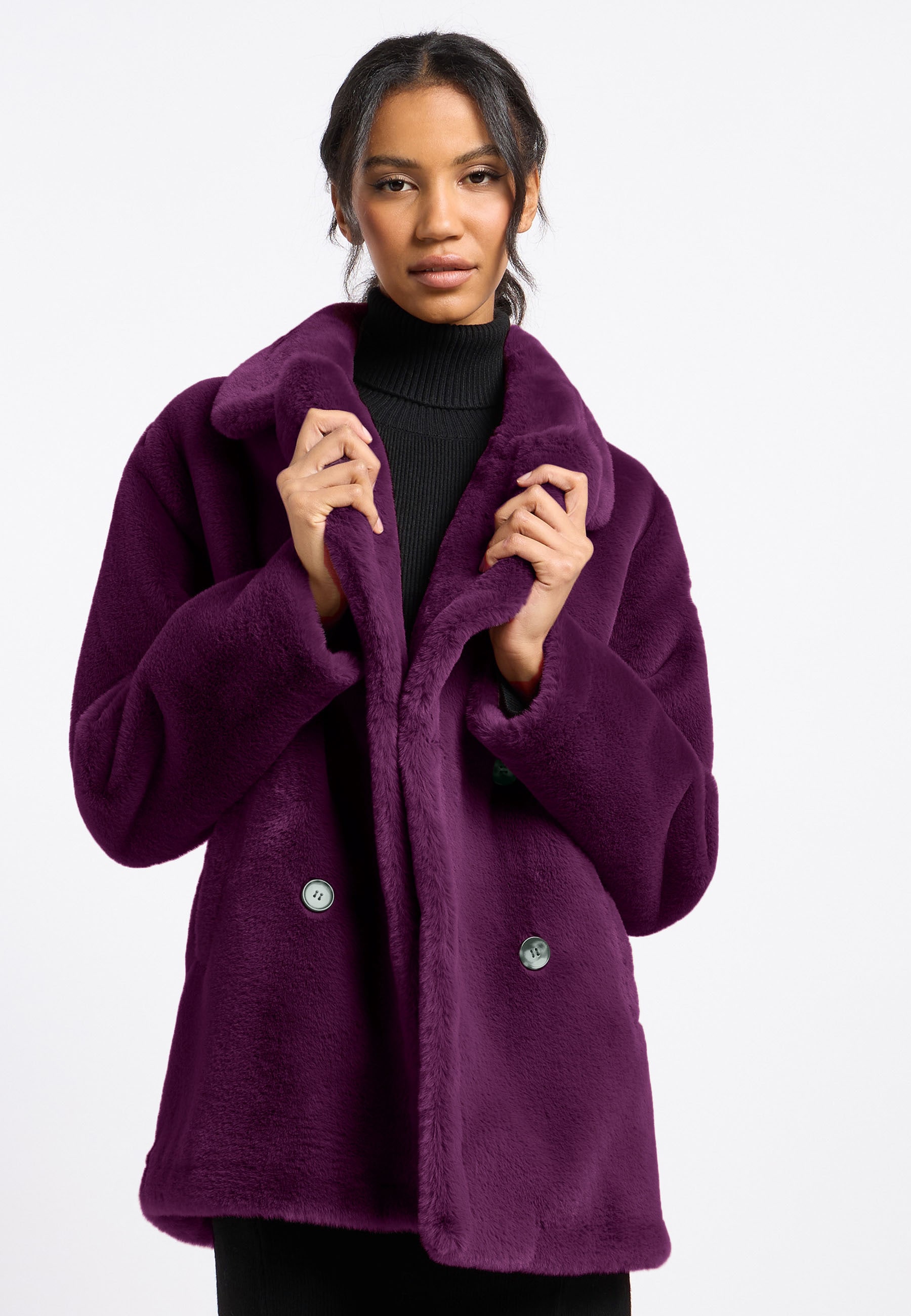 Frieda & Freddies Blouson "Fake Fur Jacket / Darlah" günstig online kaufen