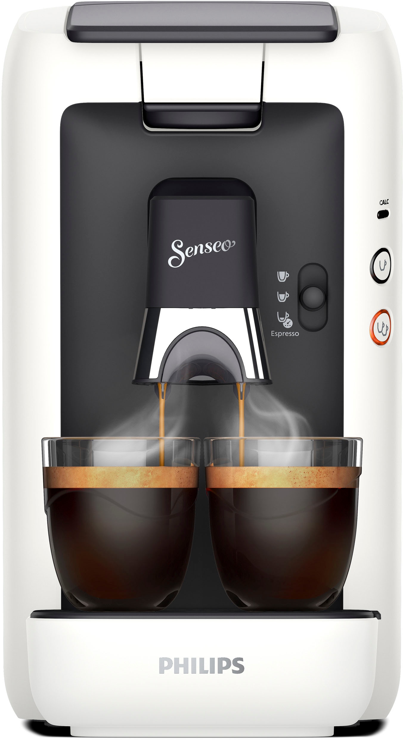 Philips Senseo Kaffeepadmaschine +3 recyceltem | »Maestro aus CSA260/10, Memo-Funktion, Kaffeespezialitäten«, im Plastik, UVP von € 80% Gratis-Zugaben BAUR 14,- Wert inkl