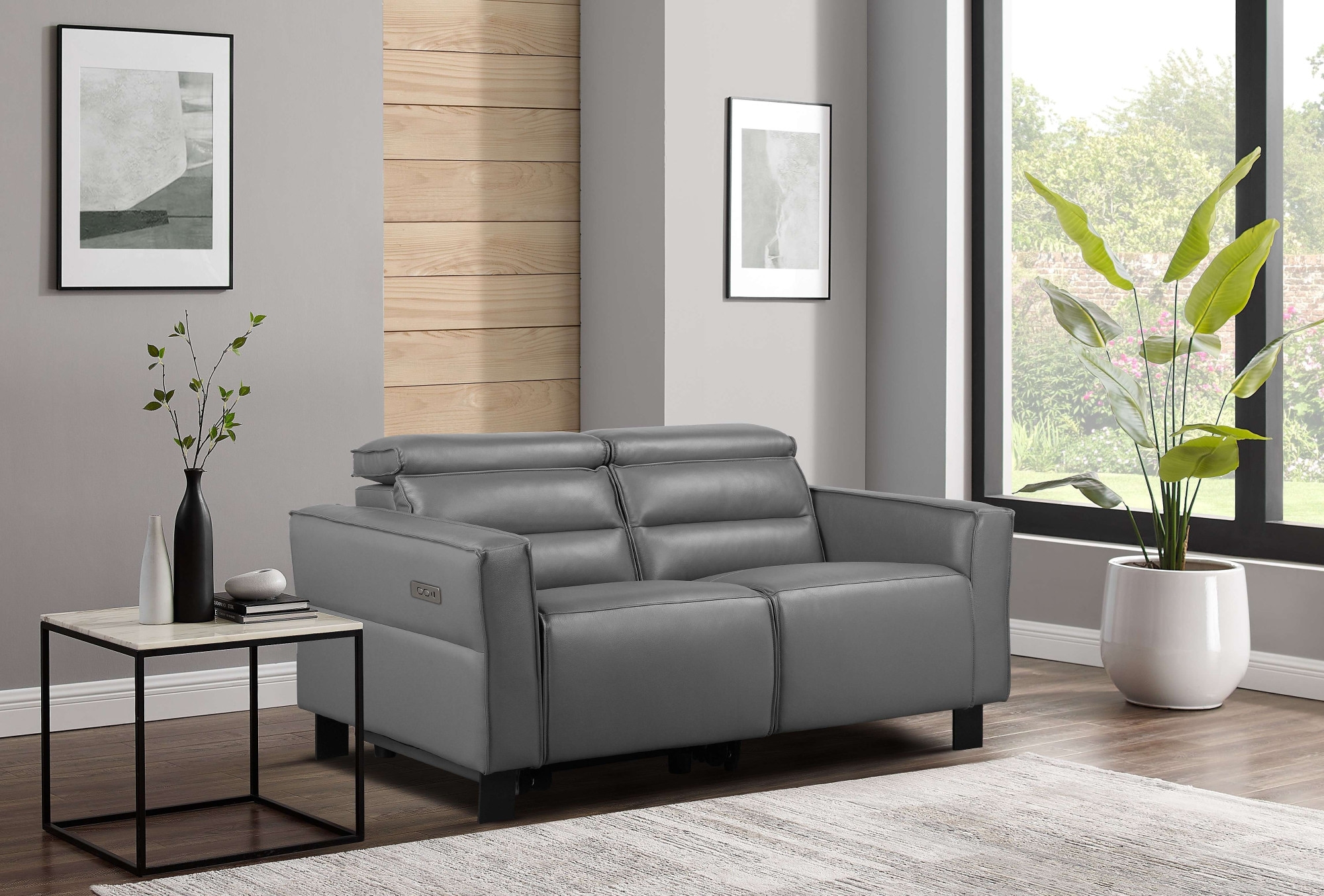 Places of Style 2-Sitzer »Carpari, 162 cm, mit manueller od. elektrischer Relaxfunktion«, (USB A/C), sowie Kopfteilverstellung