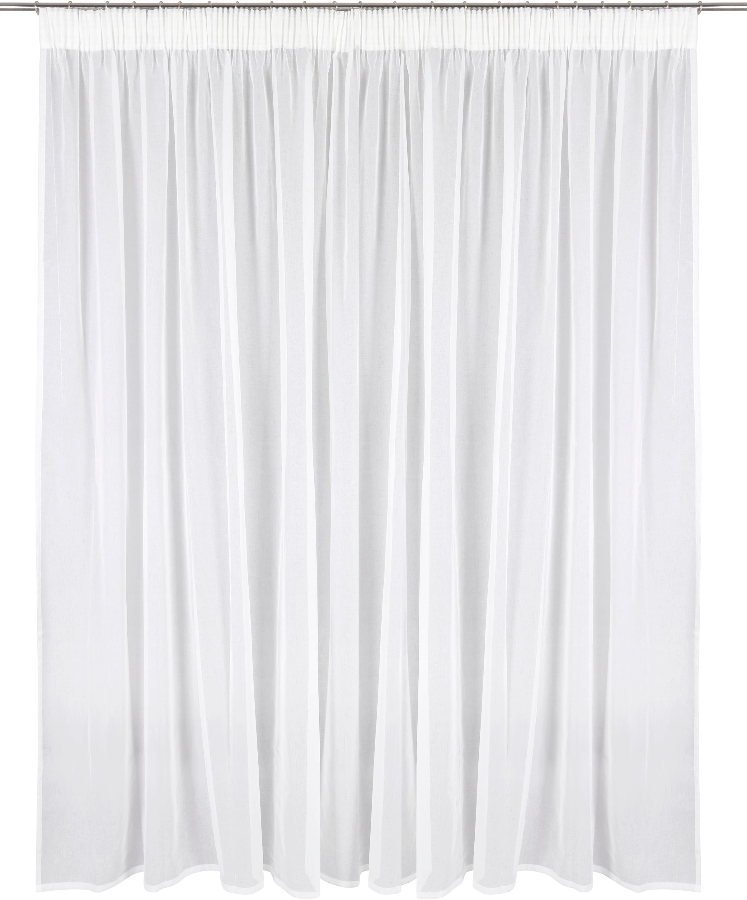 my home Gardine "Dolly" Multifunktionsband 1 Stk. tlg. Transparent, Gewebt, günstig online kaufen