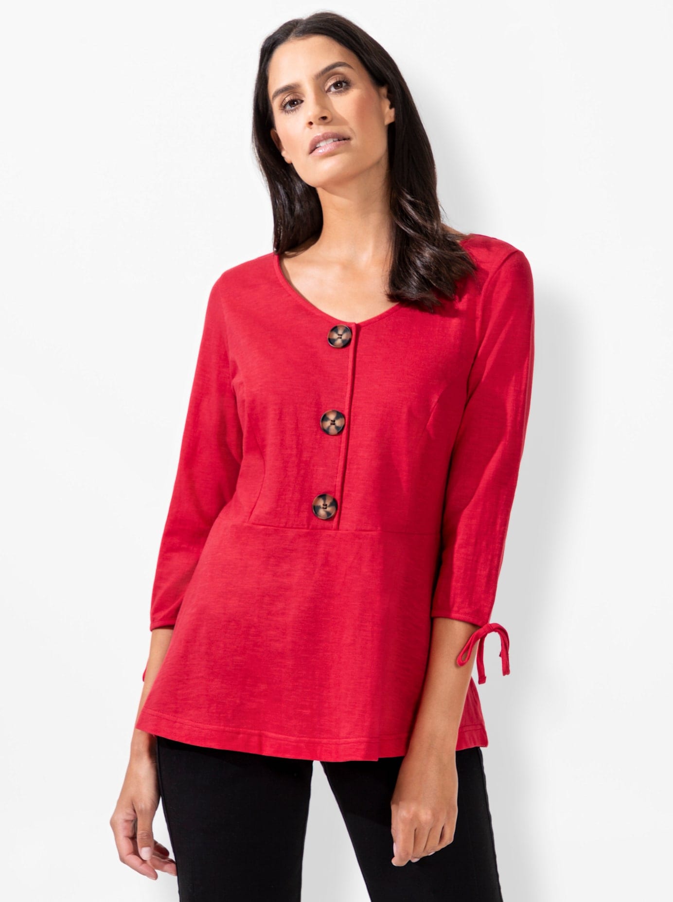 Inspirationen 3/4-Arm-Shirt »Shirt«, (1 tlg.)