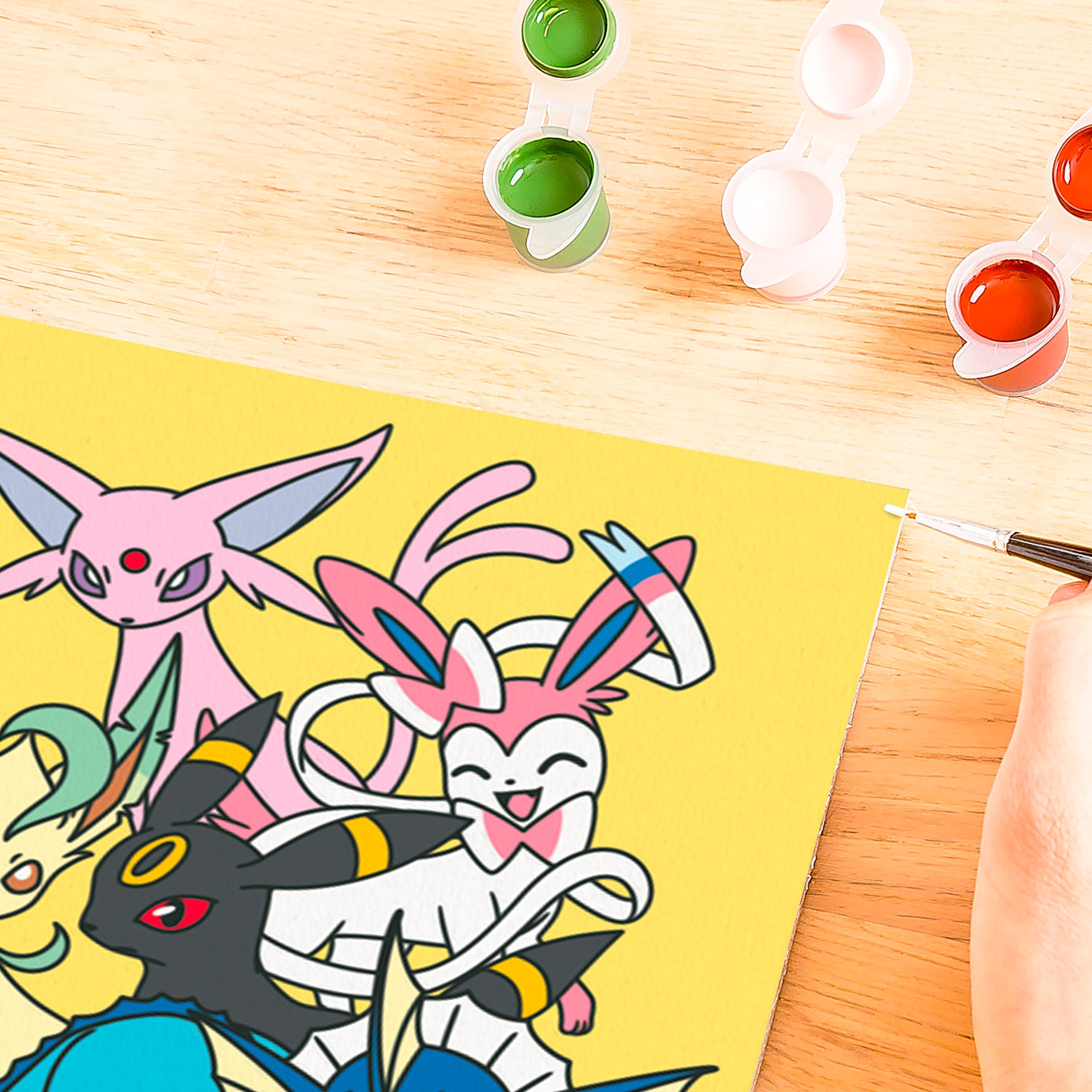 Ravensburger Malen nach Zahlen »CreArt, Adults Trend, Pokémon - Eevee Evolutions«, Made in Europe