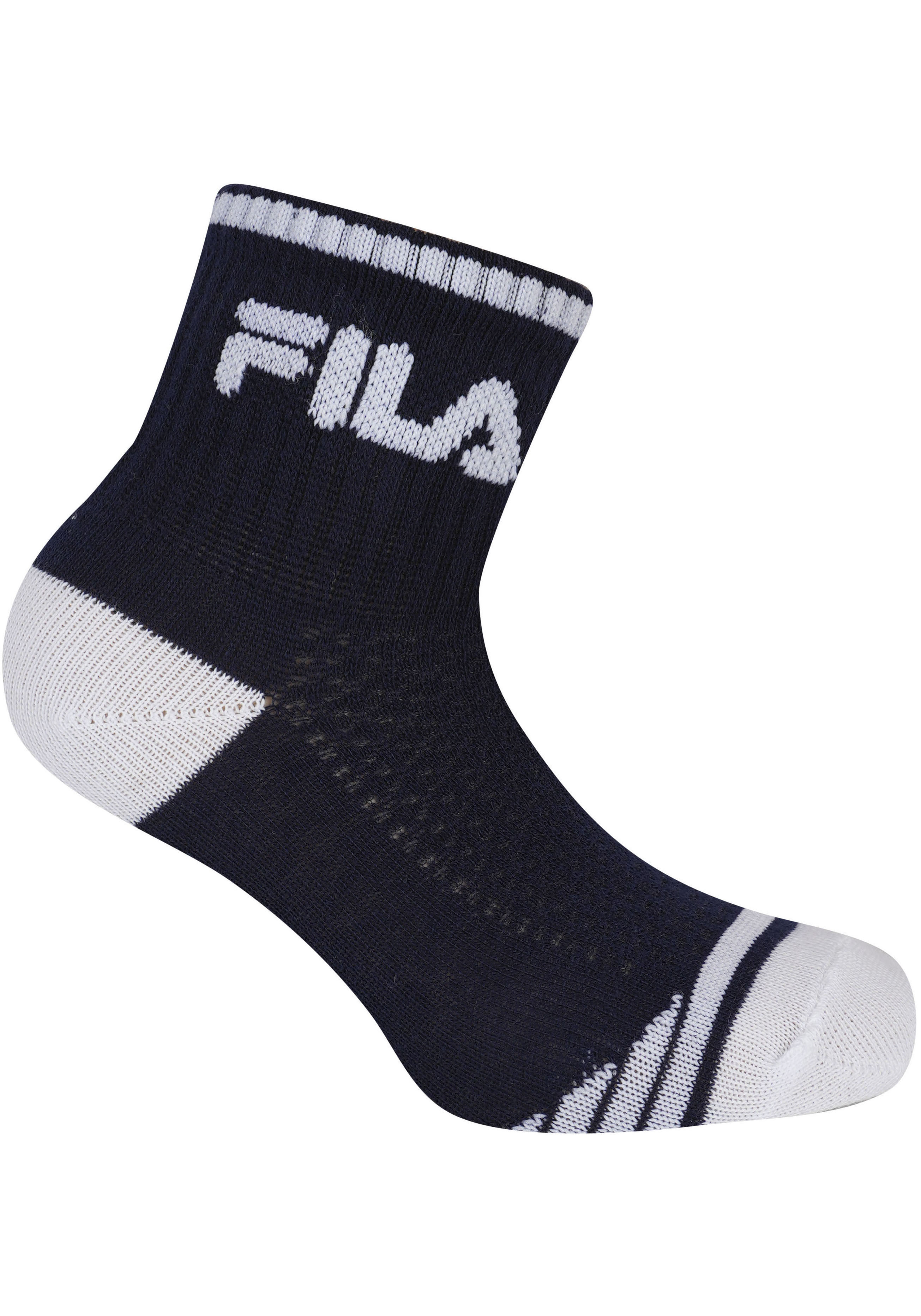 Thumbnail - Fila Kurzsocken "JUNIOR BOY QUARTER SOCKS", (6 Paar), mit verstärkter Ferse und Spitze