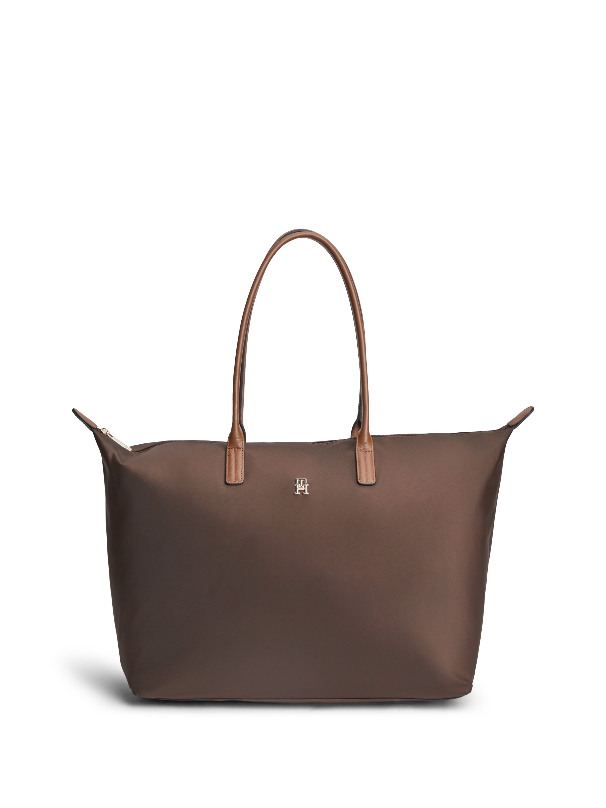 Tommy Hilfiger Handtasche "POPETTE MAXI TOTE" Damen Schultertasche mit TH-Logoemblem