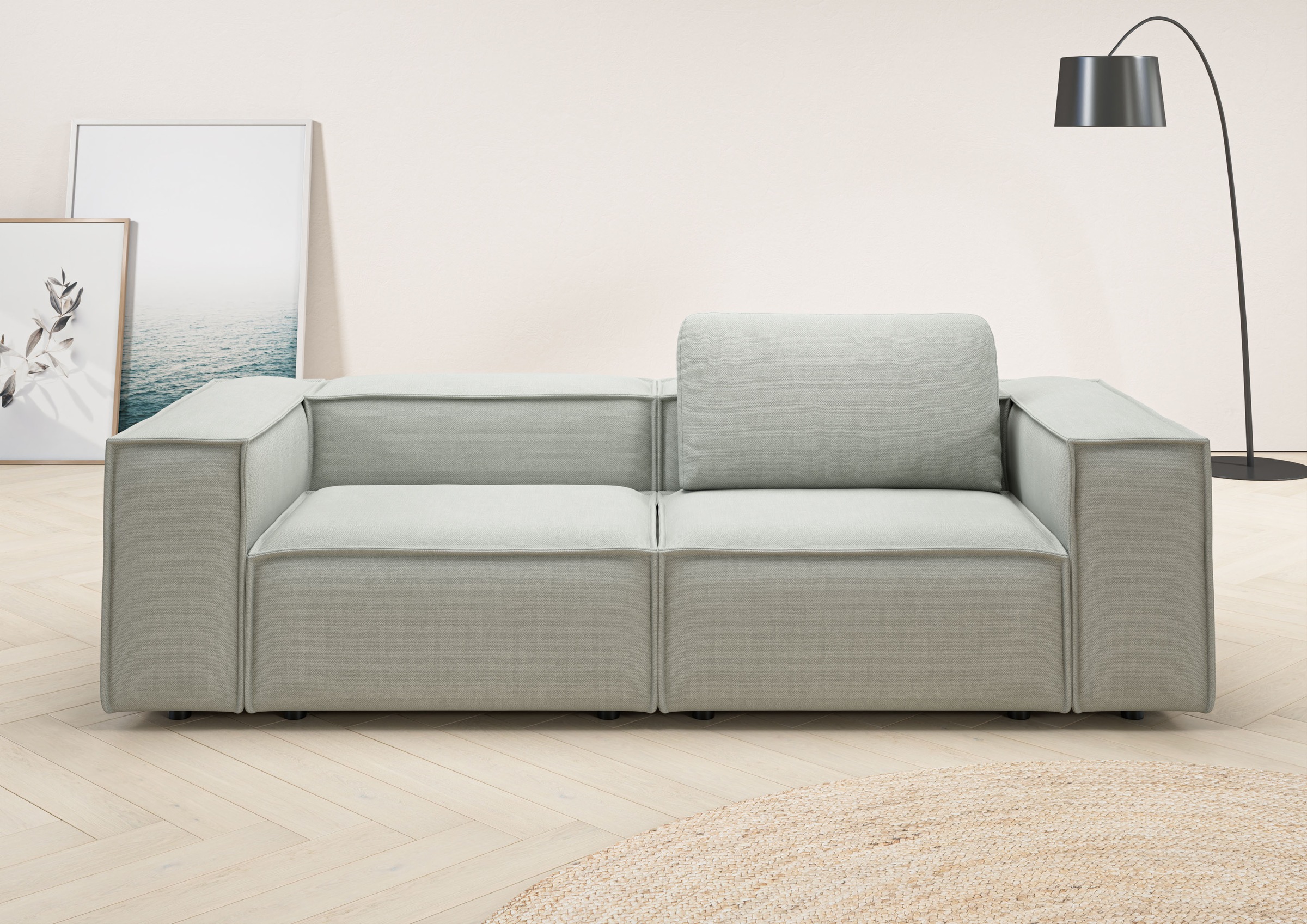 PLACES OF STYLE 2-Sitzer "Watertown, modernes Sofa 246 cm breit, auch in Fe günstig online kaufen