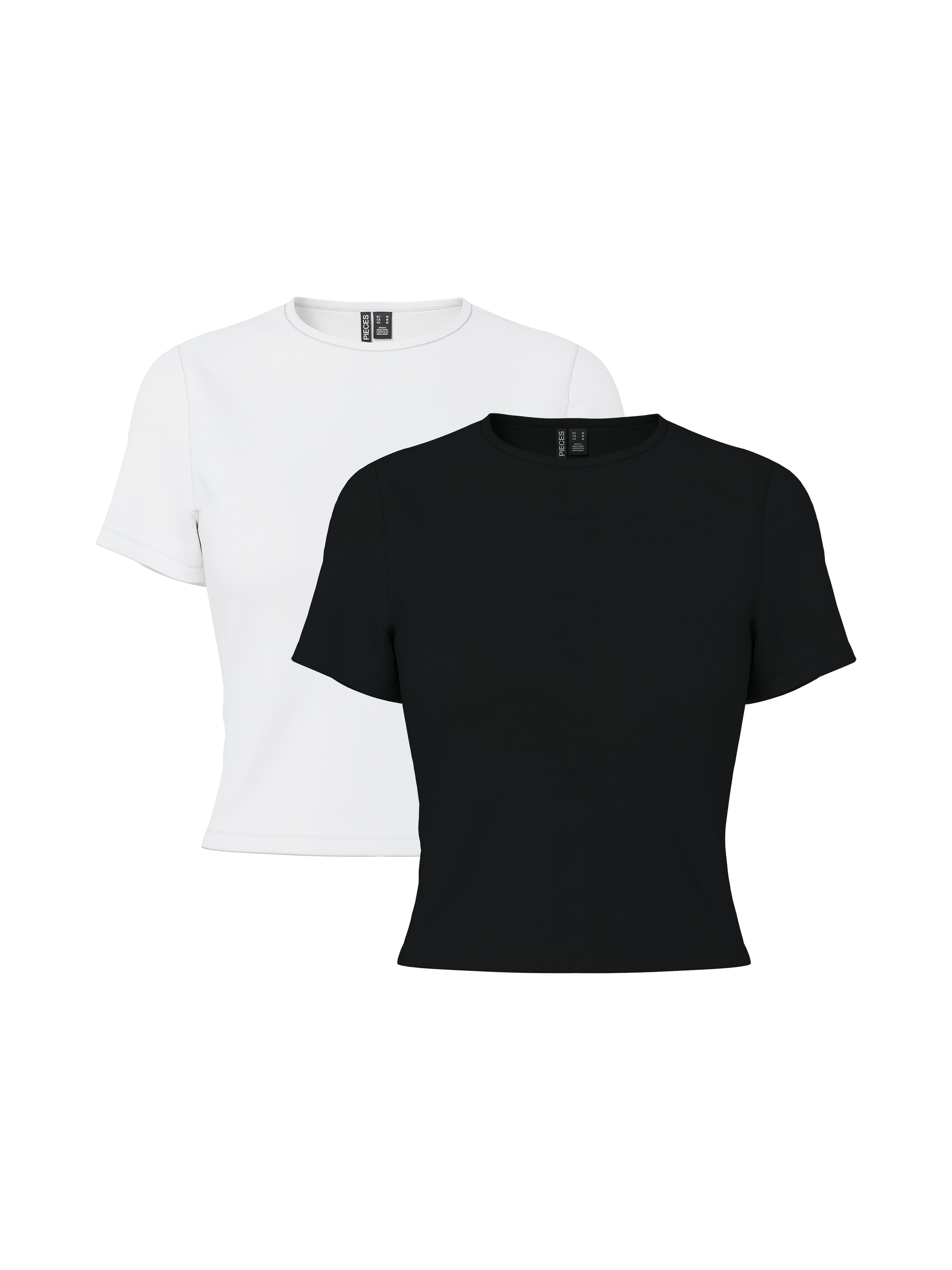 pieces Kurzarmshirt "PCAMELIA BABY TEE 2-PACK JRS NOOS BC" 2er-Pack, mit kl günstig online kaufen