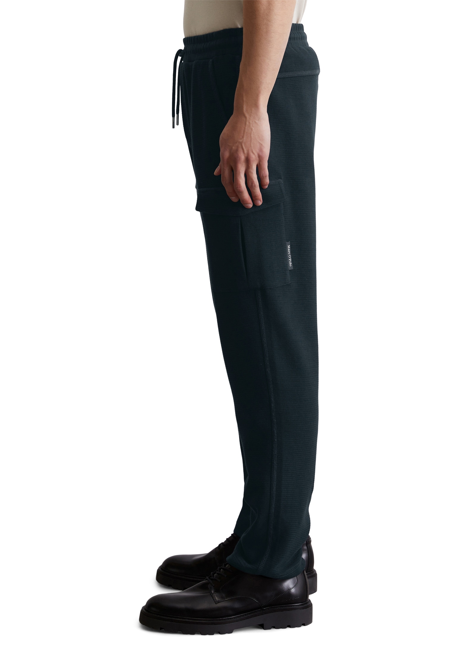 Marc O'Polo Jerseyhose »aus Bio-Baumwolle mit Struktur«