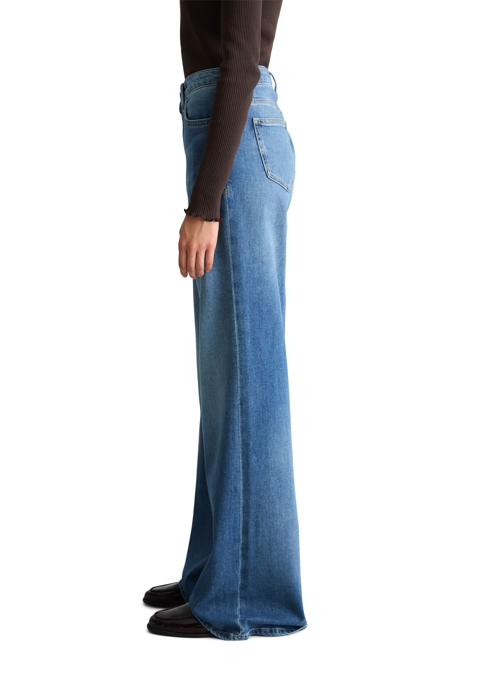 Marc O'Polo DENIM Schlagjeans »aus Organic Cotton-Stretch«