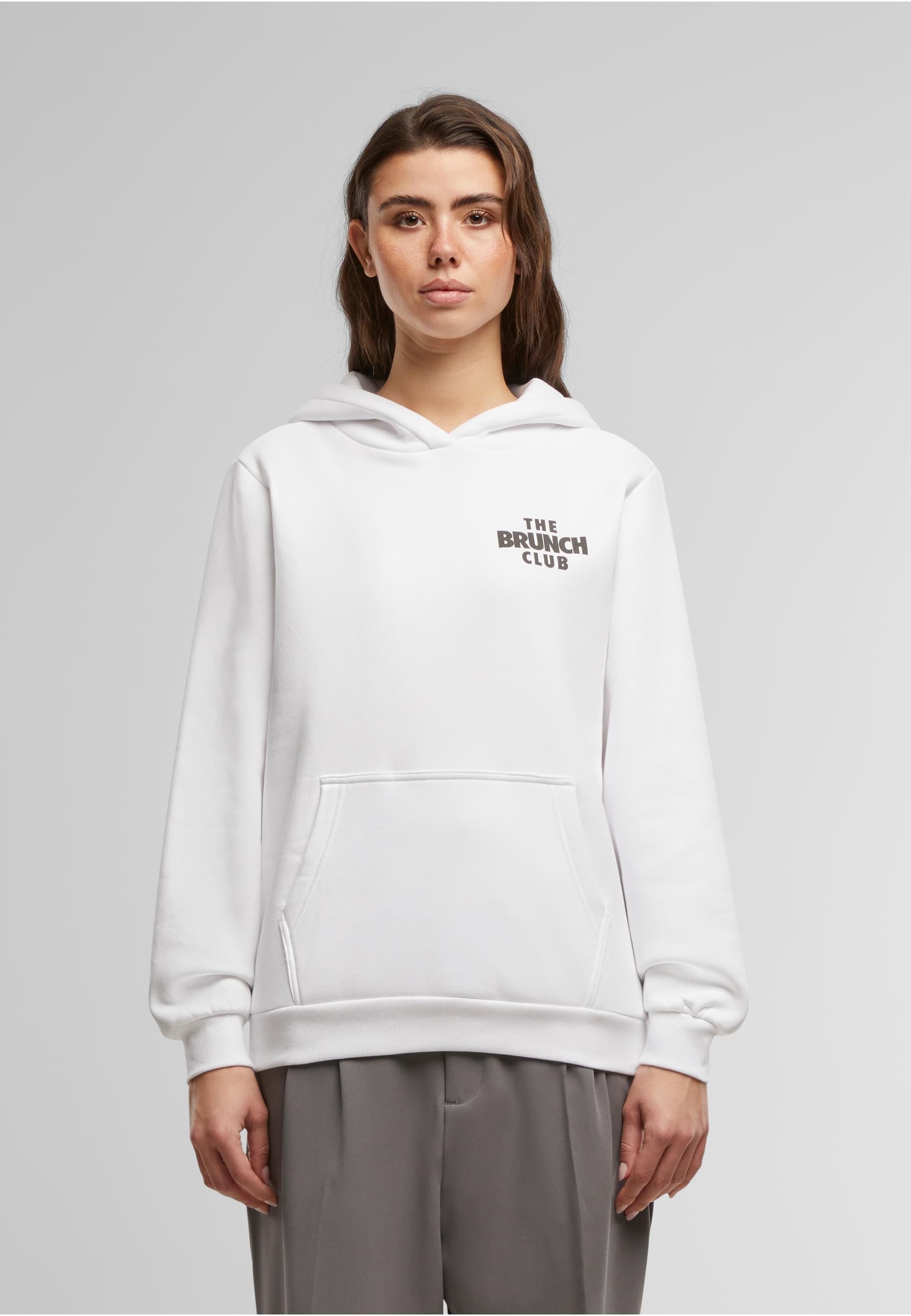 Miss Tee Kapuzenpullover »Miss Tee The Brunch Club Ladies Fluffy Hoody«, (1 tlg.)