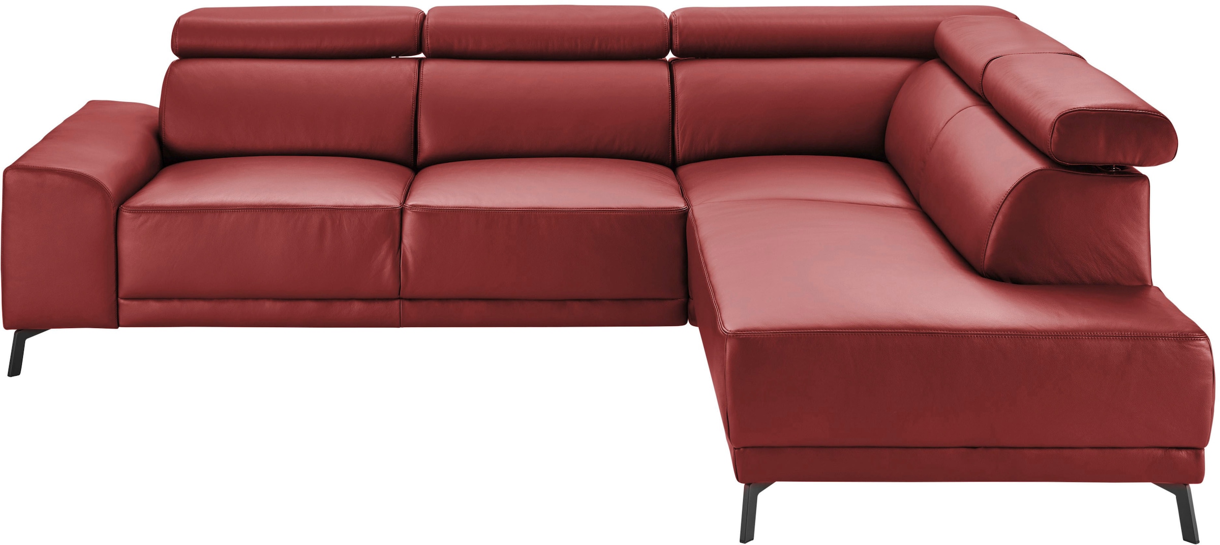 Ecksofa »Greve B/T/H: 249/209/79 cm L-Form«, wahlweise mit motorischem Sitzvorzug,...