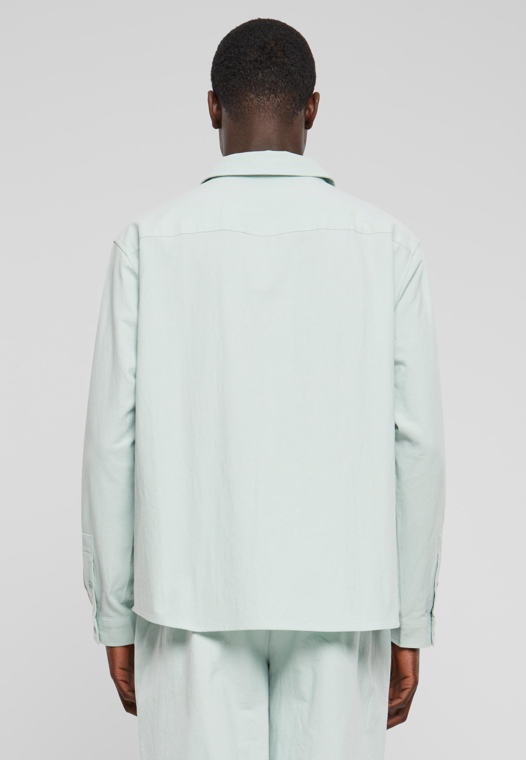 URBAN CLASSICS Langarmhemd »Urban Classics Herren Basic Crepe Shirt«, (1 tlg.)