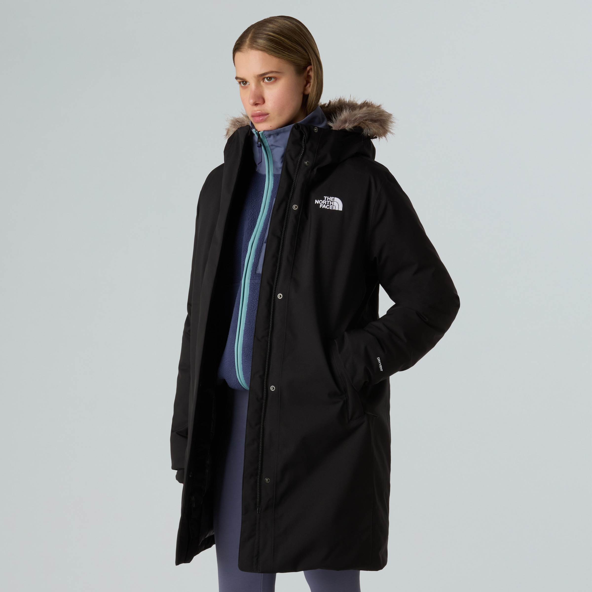 The North Face Daunenmantel »W ARCTIC PARKA« 1 Stk. Sehr warm, winddicht, wasserdicht
