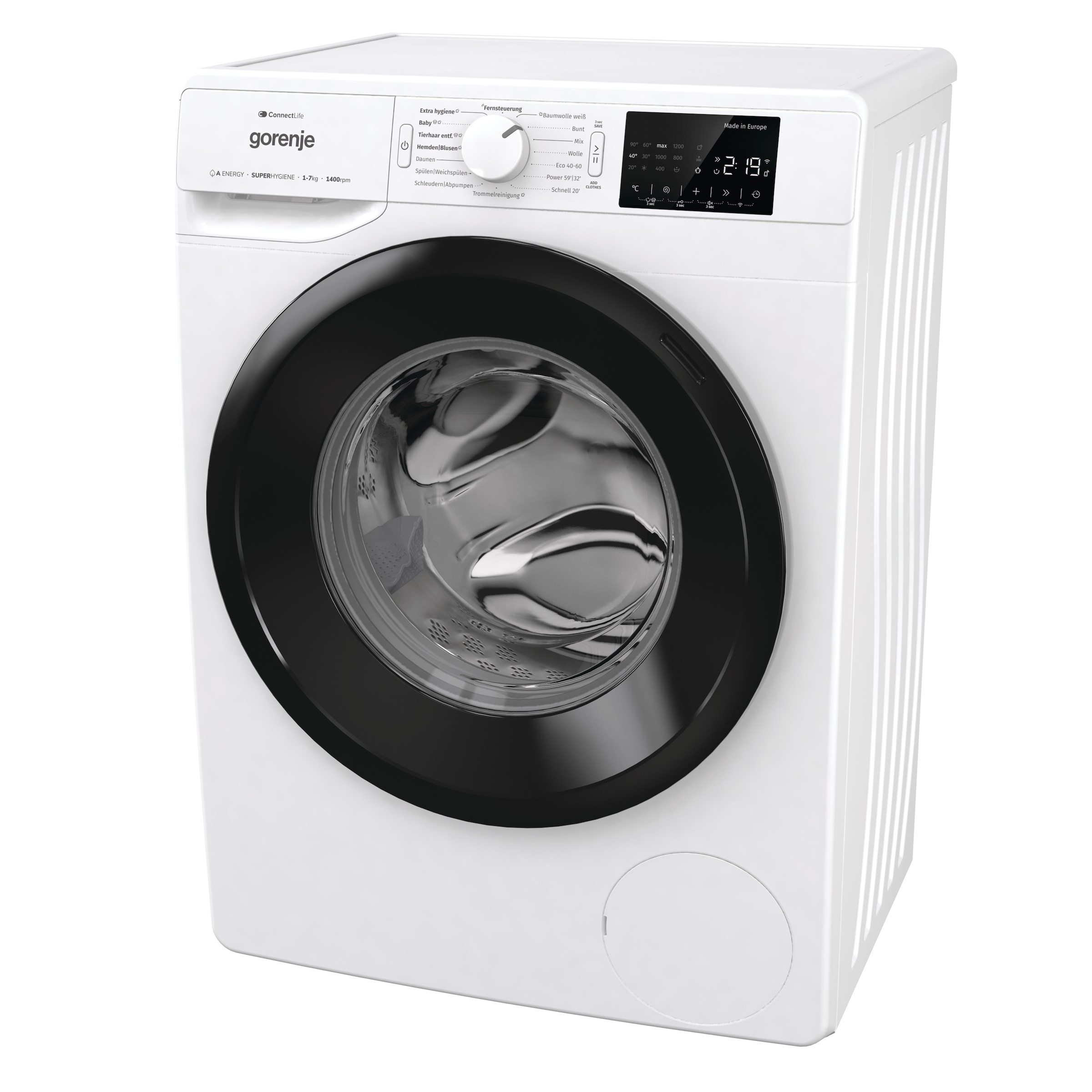 GORENJE Waschmaschine »Wave PNEI74SA1DTS«, 7 kg, 1400 U/min, RealSlim 46,50cm