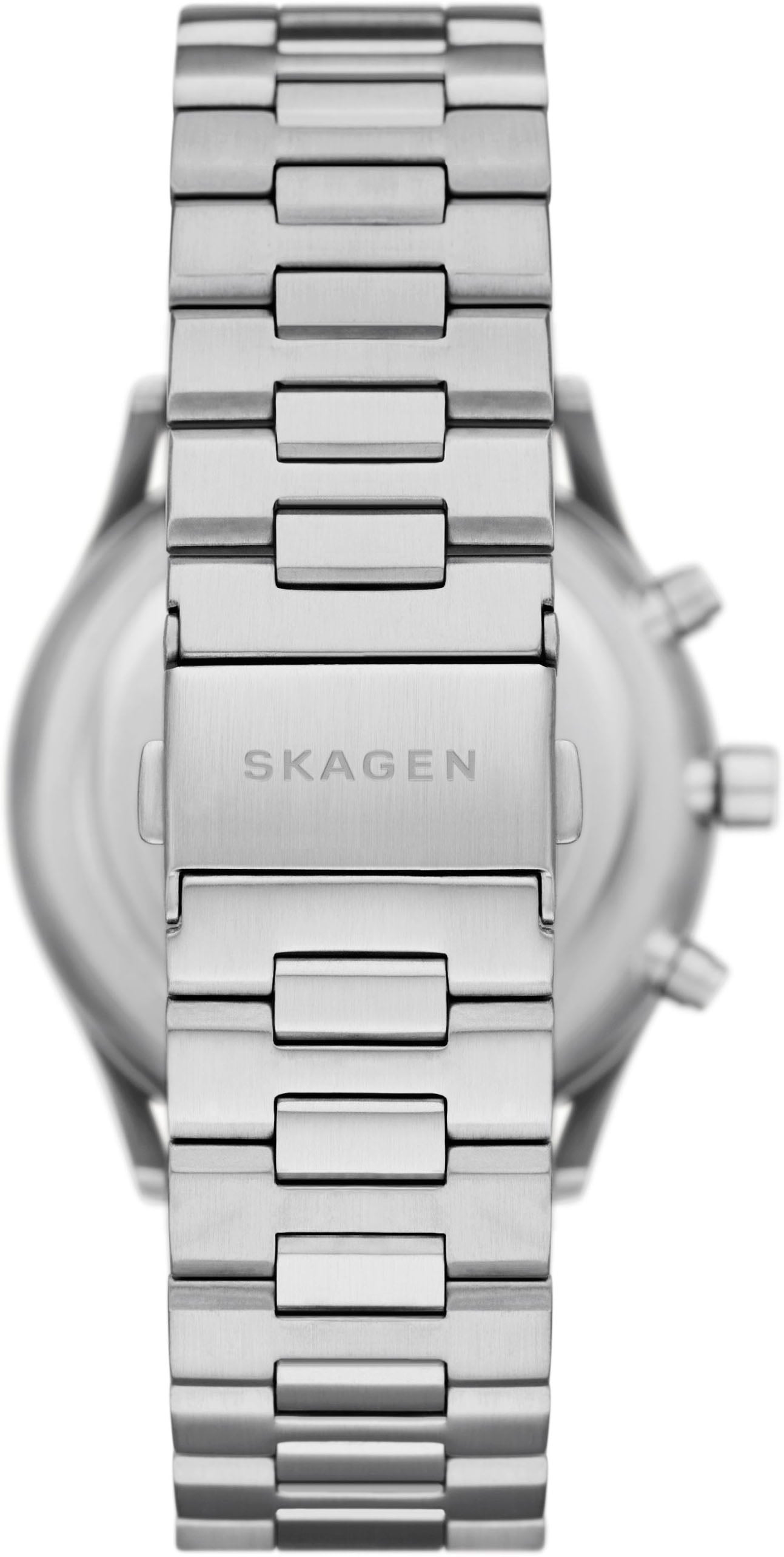 Skagen Chronograph »HOLST CHRONOGRAPH«, Quarzuhr, Armbanduhr, Herrenuhr, Stoppfunktion, Edelstahlarmband