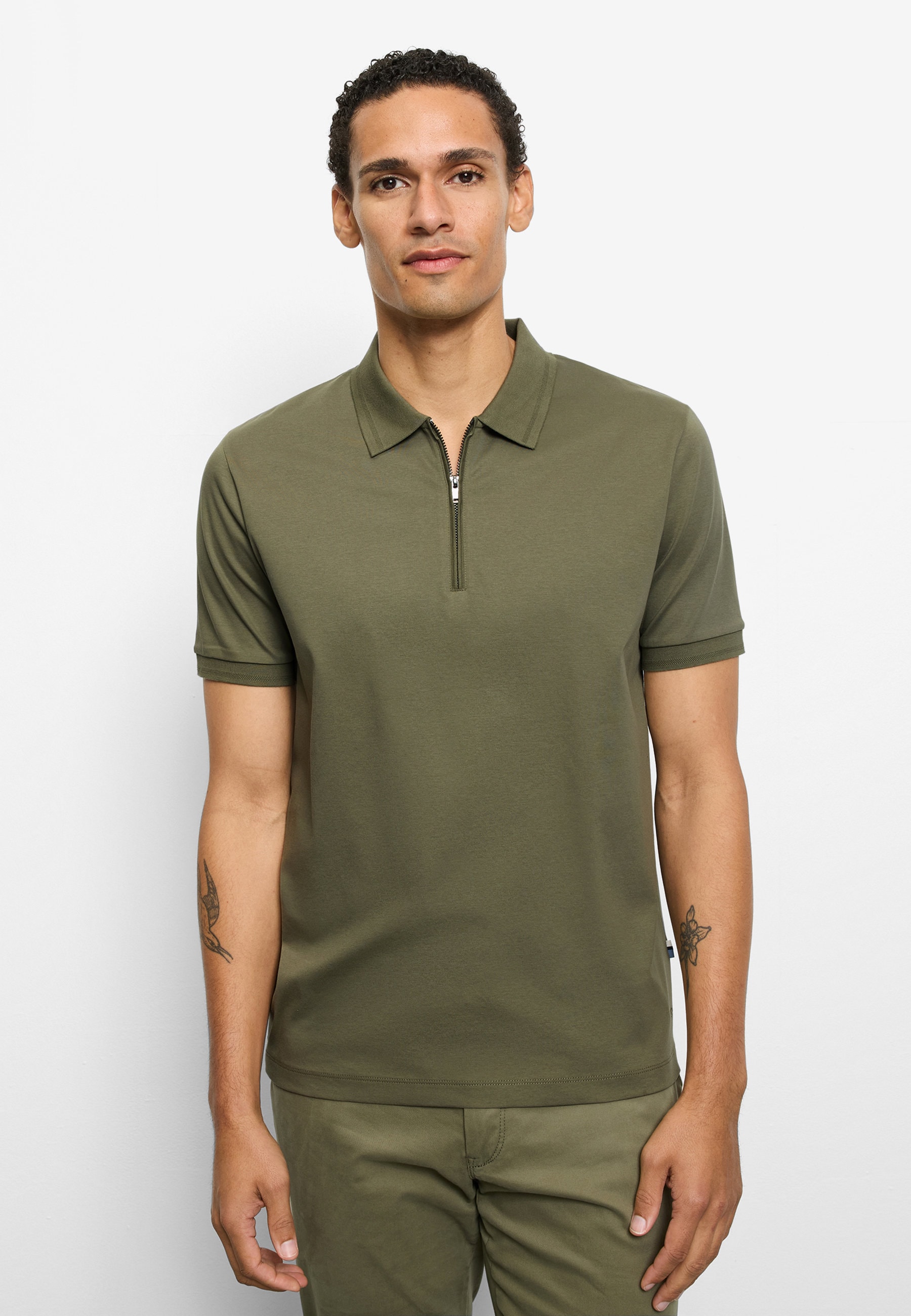 OLYMP Poloshirt "OLYMP Casual Wirk, Polo"