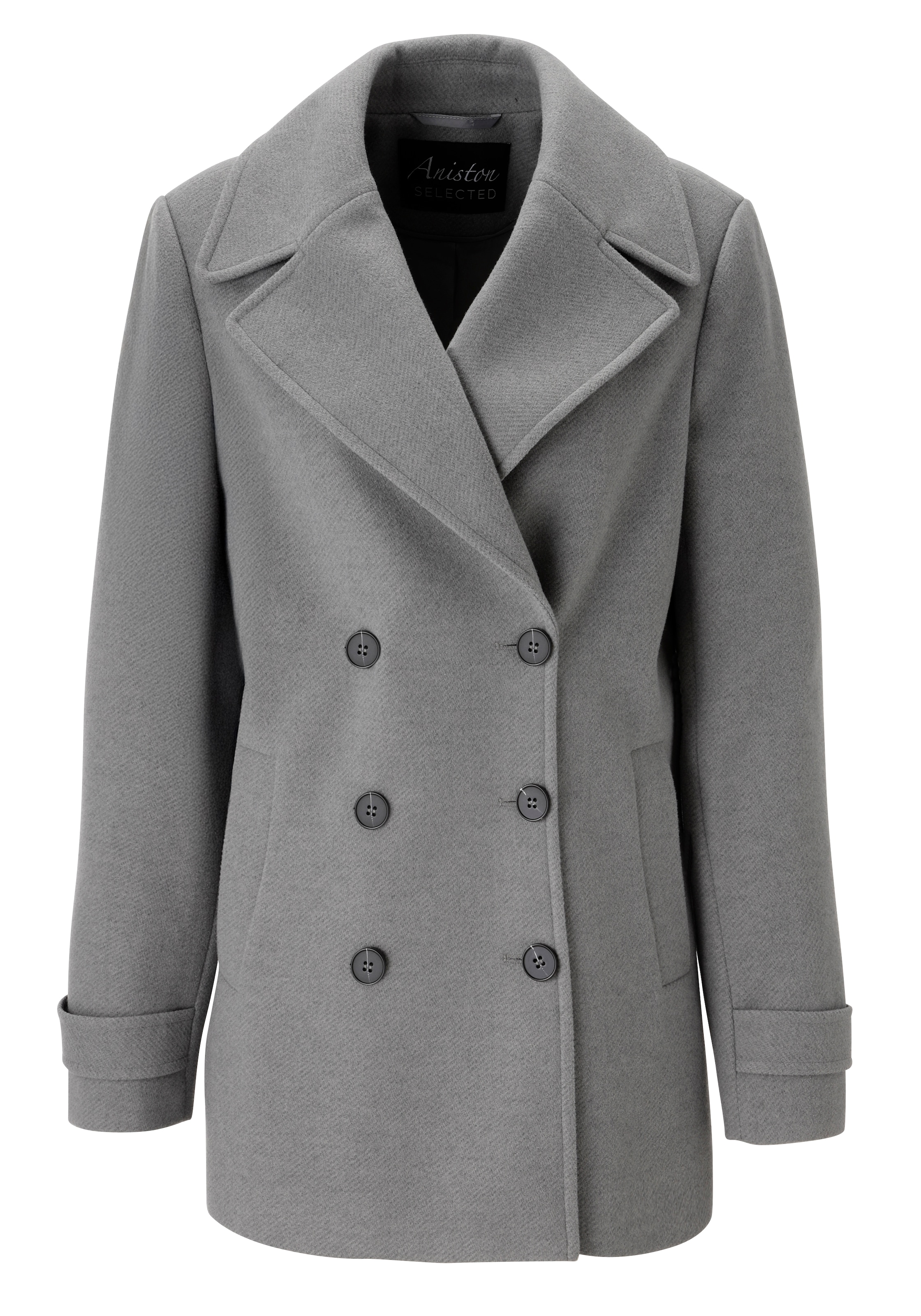 Aniston SELECTED Cabanjacke, ohne Kapuze, mit breitem Reverskragen - NEUE KOLLEKTION