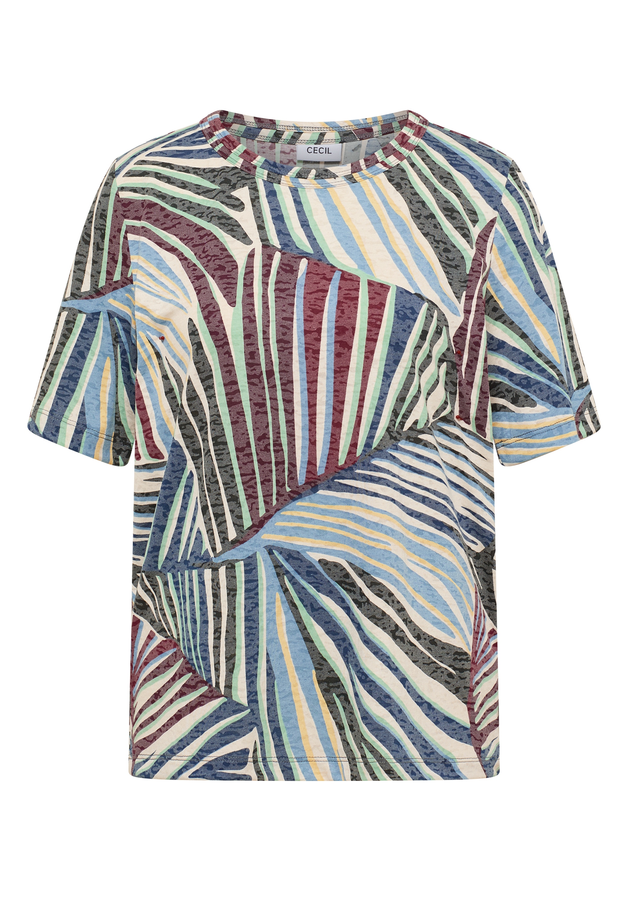 Cecil Print-Shirt mit allover Print
