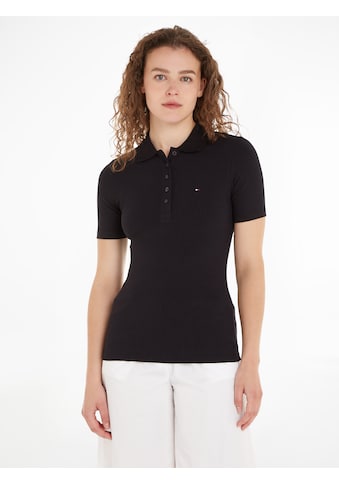 TOMMY HILFIGER Polo marškinėliai »SLIM 5X2 RIB POLO« ...