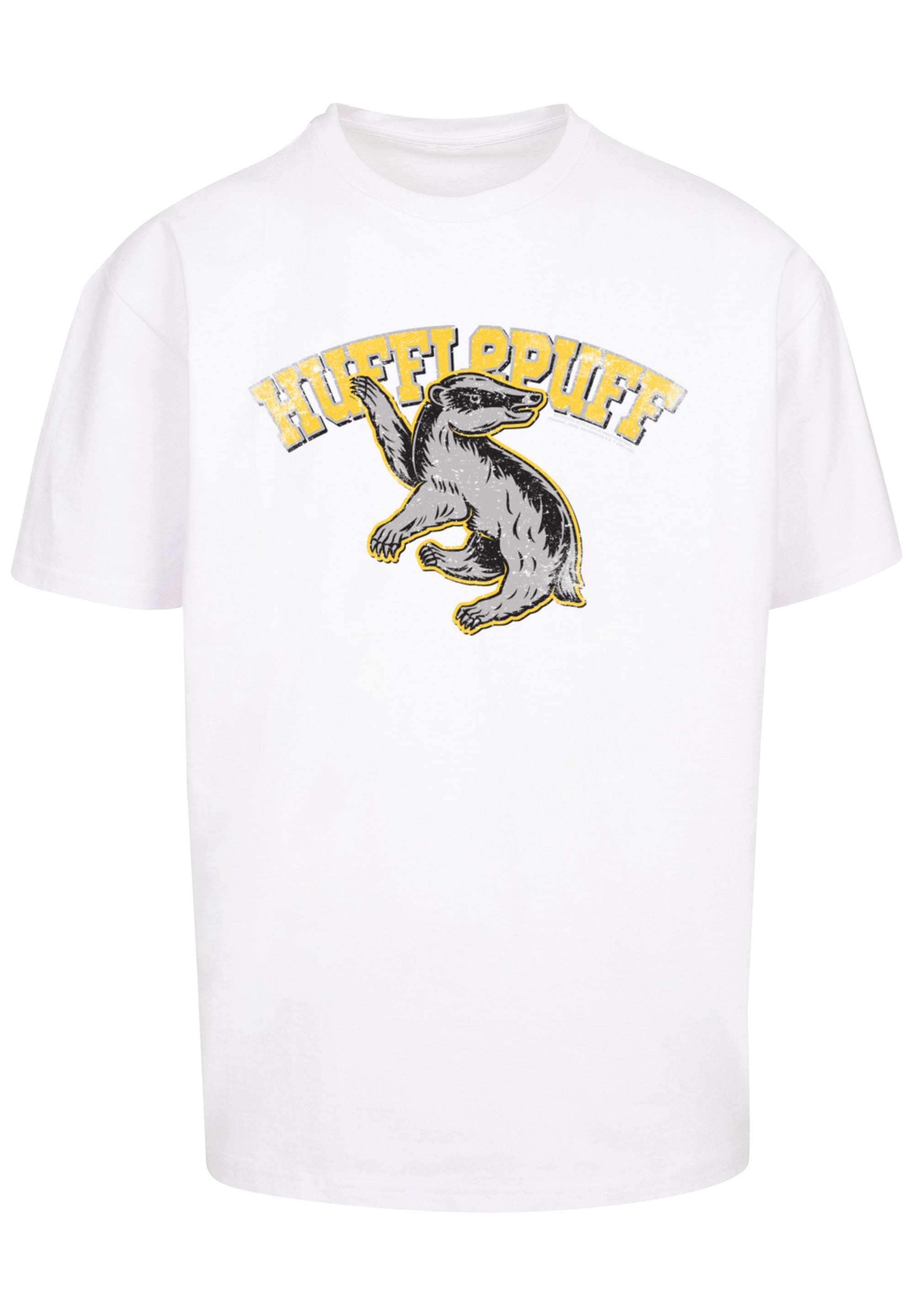 F4NT4STIC T-Shirt »Harry Potter Hufflepuff Sport Emblem«, Print