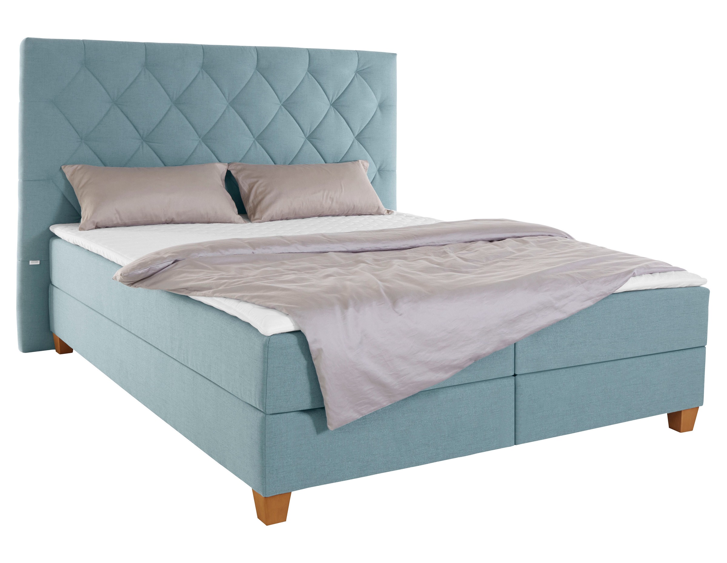 Home affaire Boxspringbett "Harmones hoch", in 3 Breiten, Härtegrad auch im günstig online kaufen