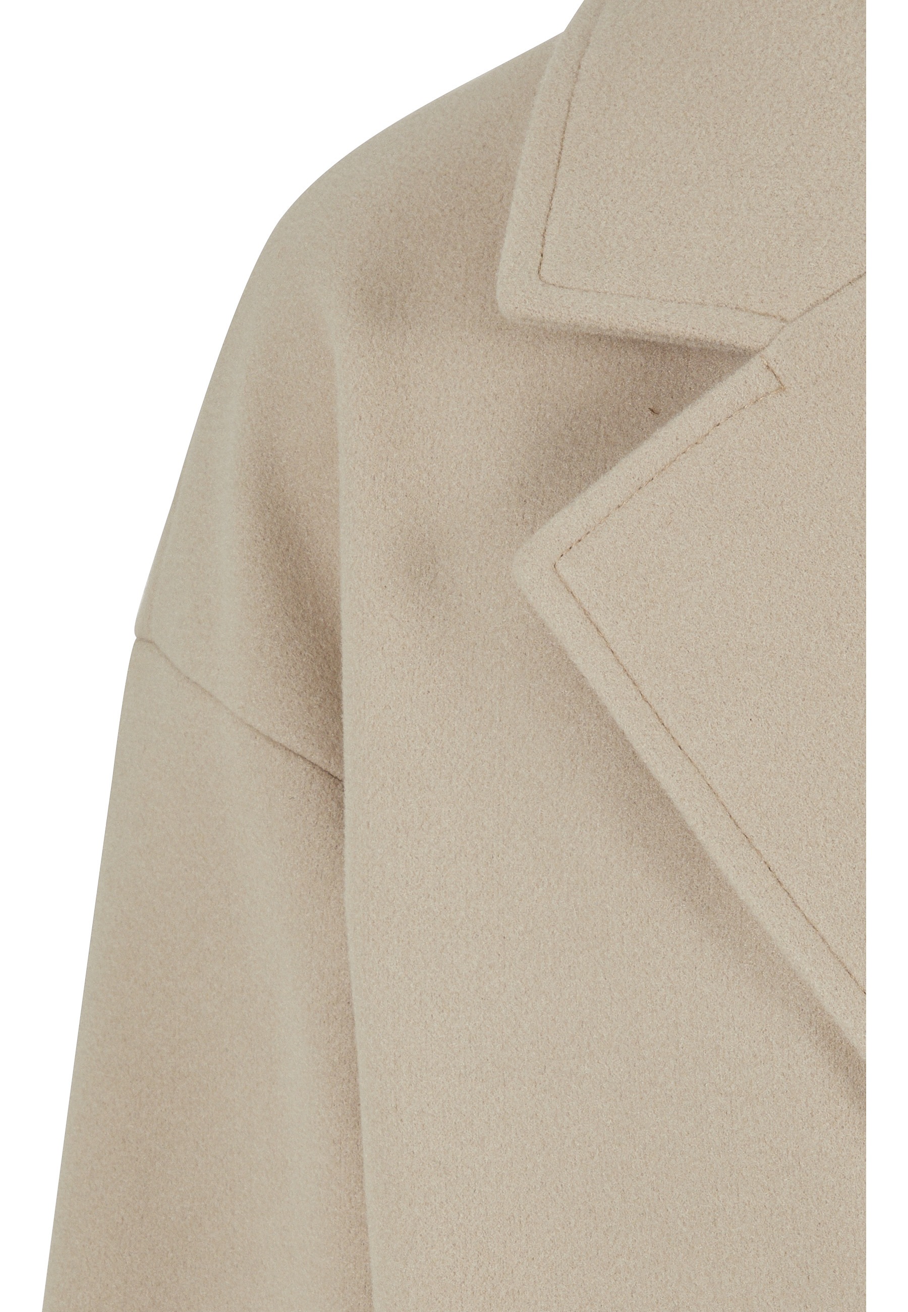 URBAN CLASSICS Winterjacke »Urban Classics Damen Ladies Oversized Long Coat« 1 Stk. tlg. ohne Kapuze