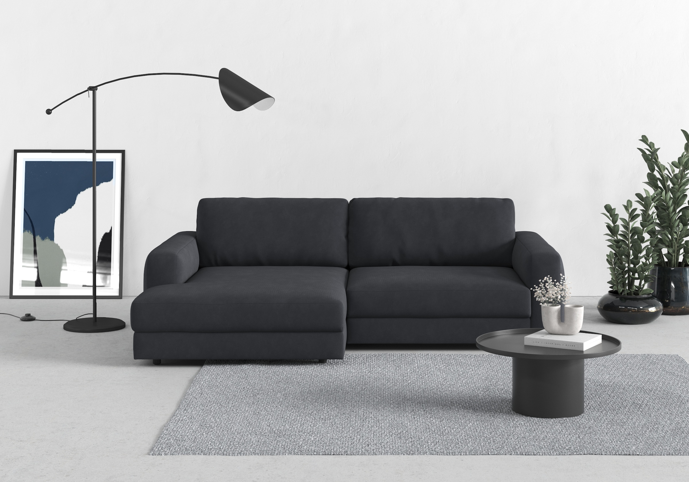 TRENDMANUFAKTUR Ecksofa "Bourbon" mit extra hohem Sitzkomfort, auch in Cord günstig online kaufen