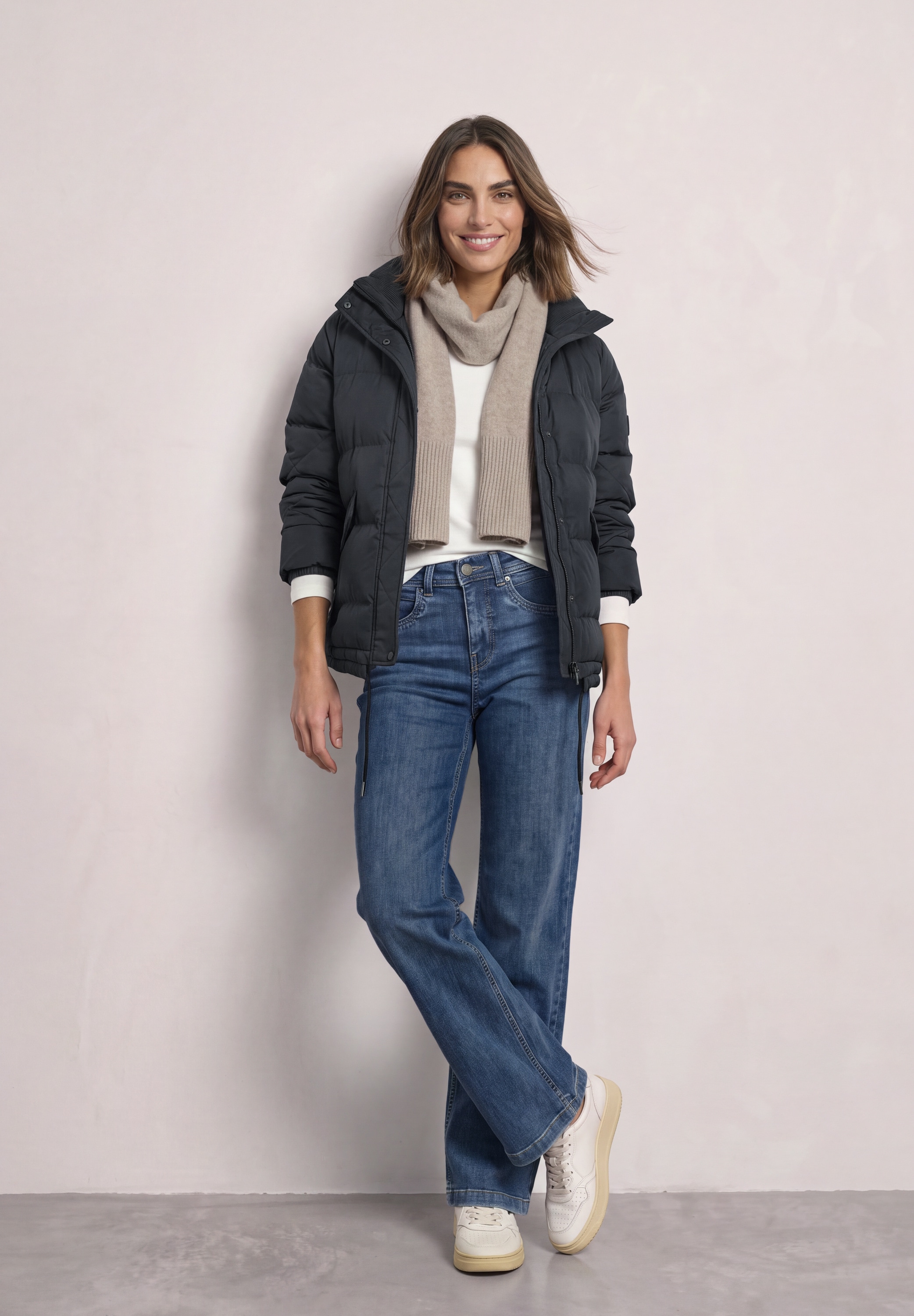 STREET ONE Steppjacke ohne Kapuze in Unifarbe