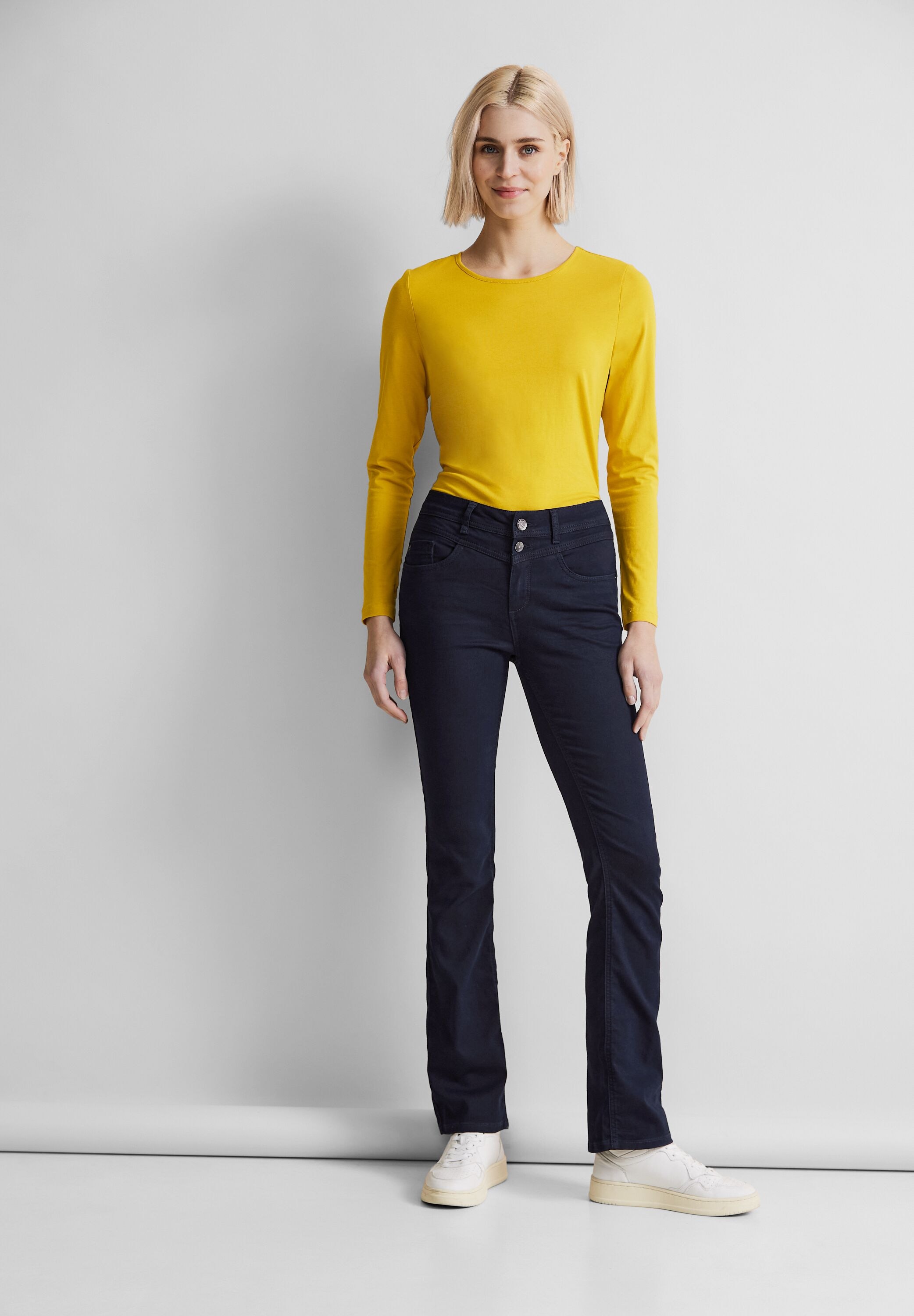 STREET ONE Comfort-fit-Jeans, High Waist