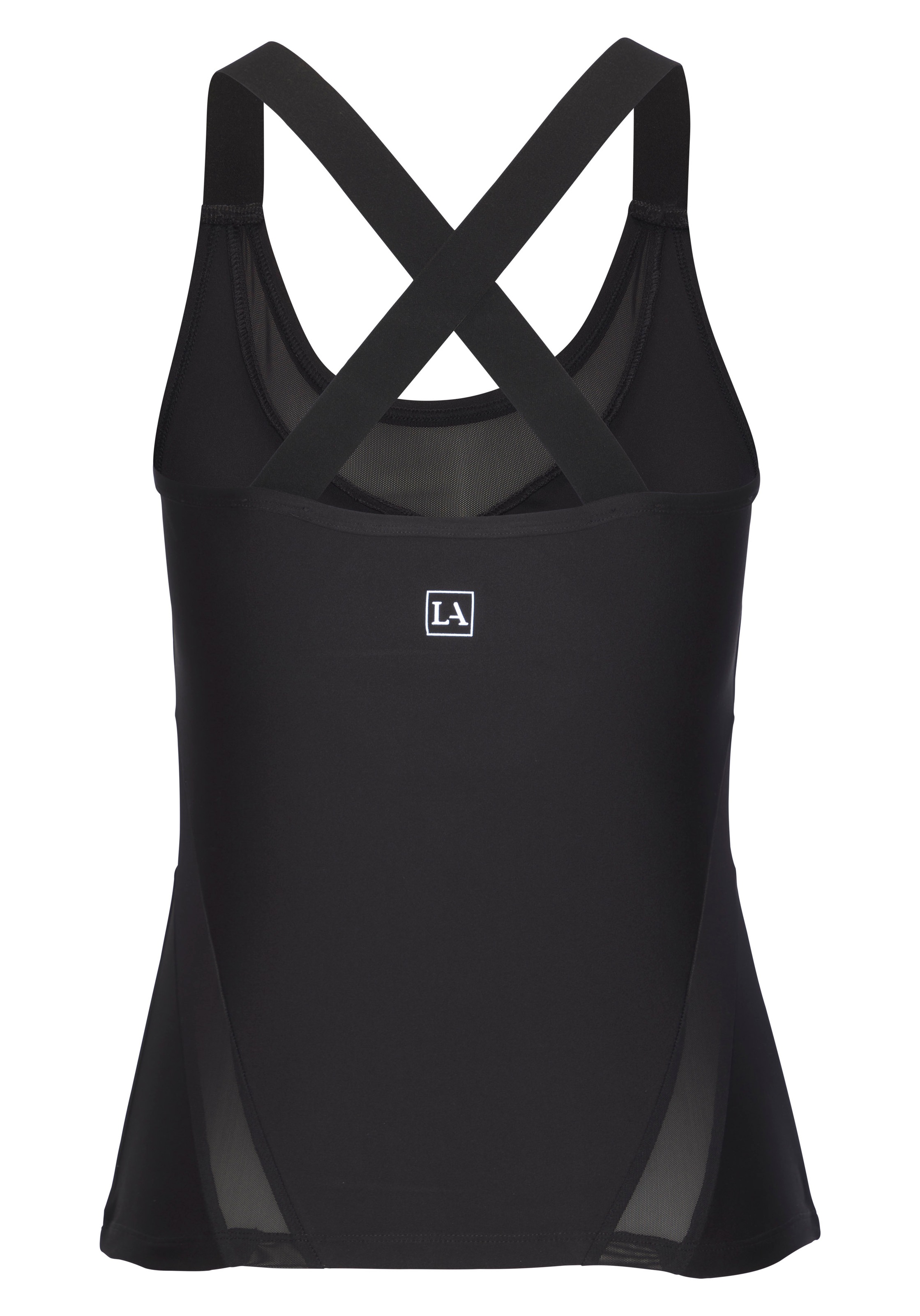 Thumbnail - LASCANA ACTIVE Sporttop mit Mesh-Einsatz und gekreuzte Träger im Rücken