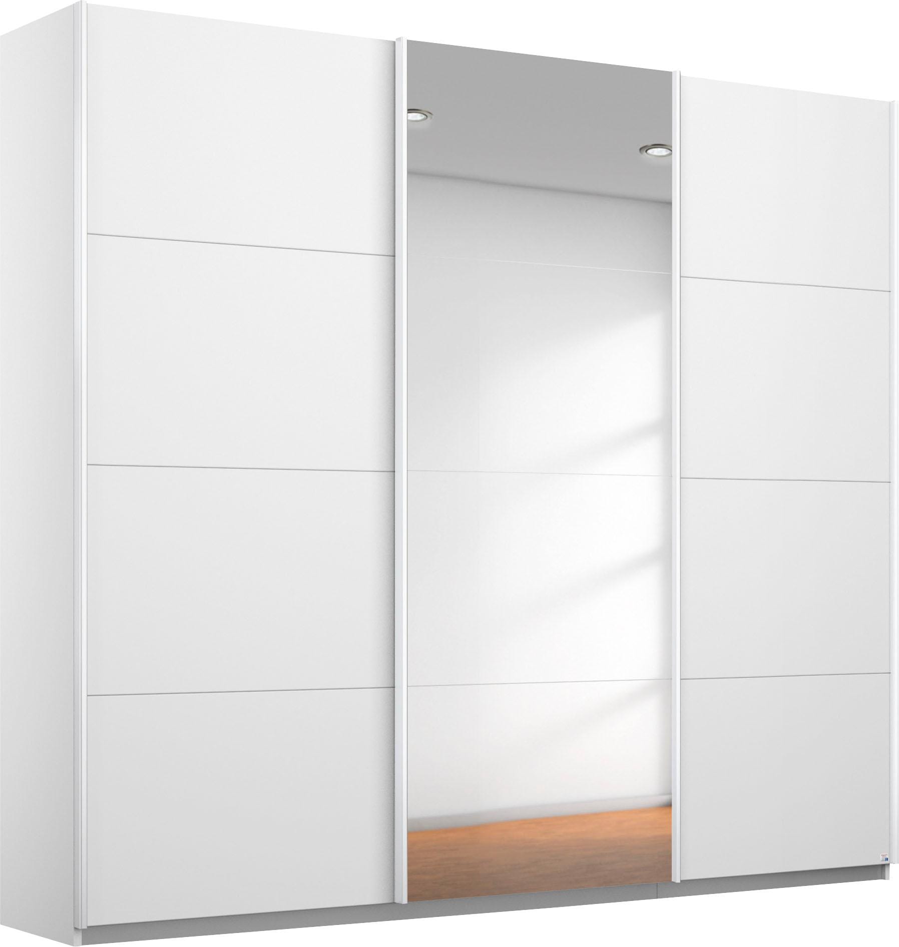 rauch Schwebetürenschrank "Kleiderschrank Schrank Garderobe Wäscheschrank KEPAN" inkl. Schubladen-Einsatz und extra Einlegeböden MADE IN GERMANY