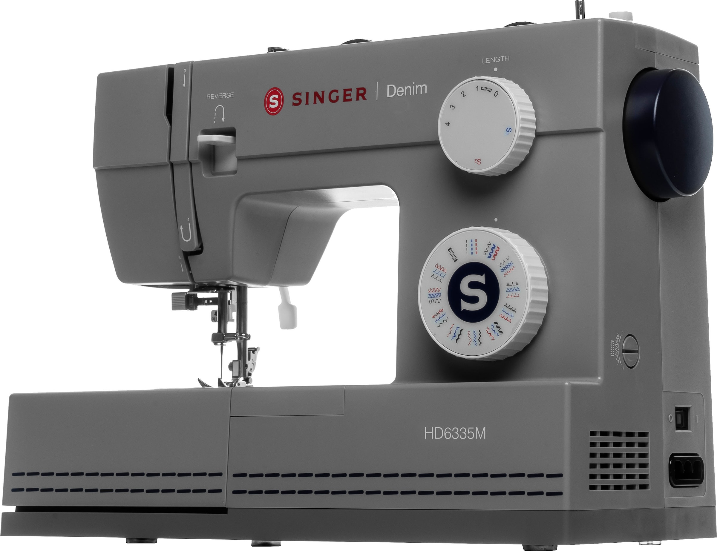 Singer Freiarm-Nähmaschine »Denim HD 6335M«, 32 Programme