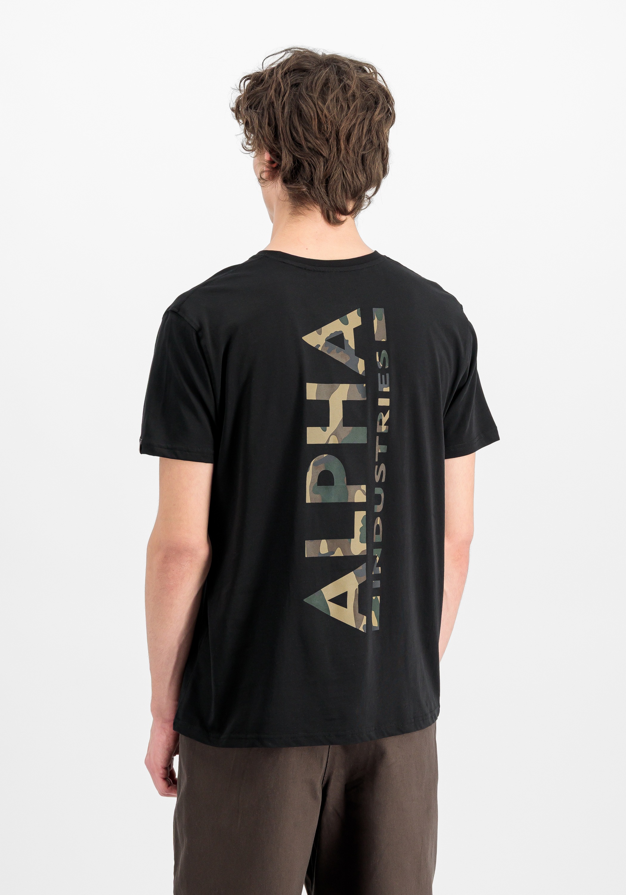Alpha Industries T-Shirt "Backprint T-Shirt Camo Print" günstig online kaufen