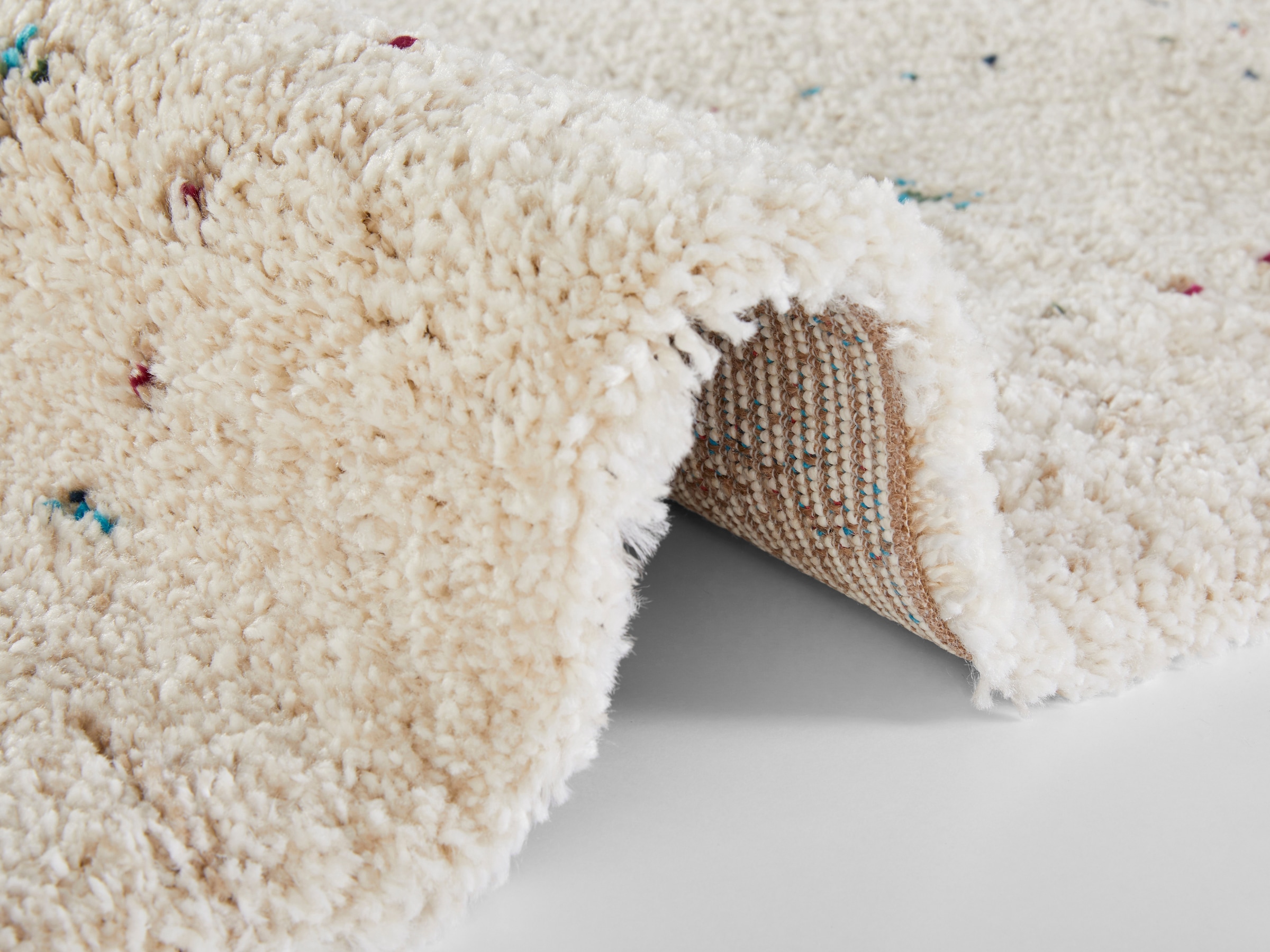 HANSE Home Hochflor-Teppich »TEO«, rechteckig, 30 mm Höhe, Shaggy, Flokati, Weich, Boho, Wohnzimmer, Schlafzimmer, Kinderzimmer