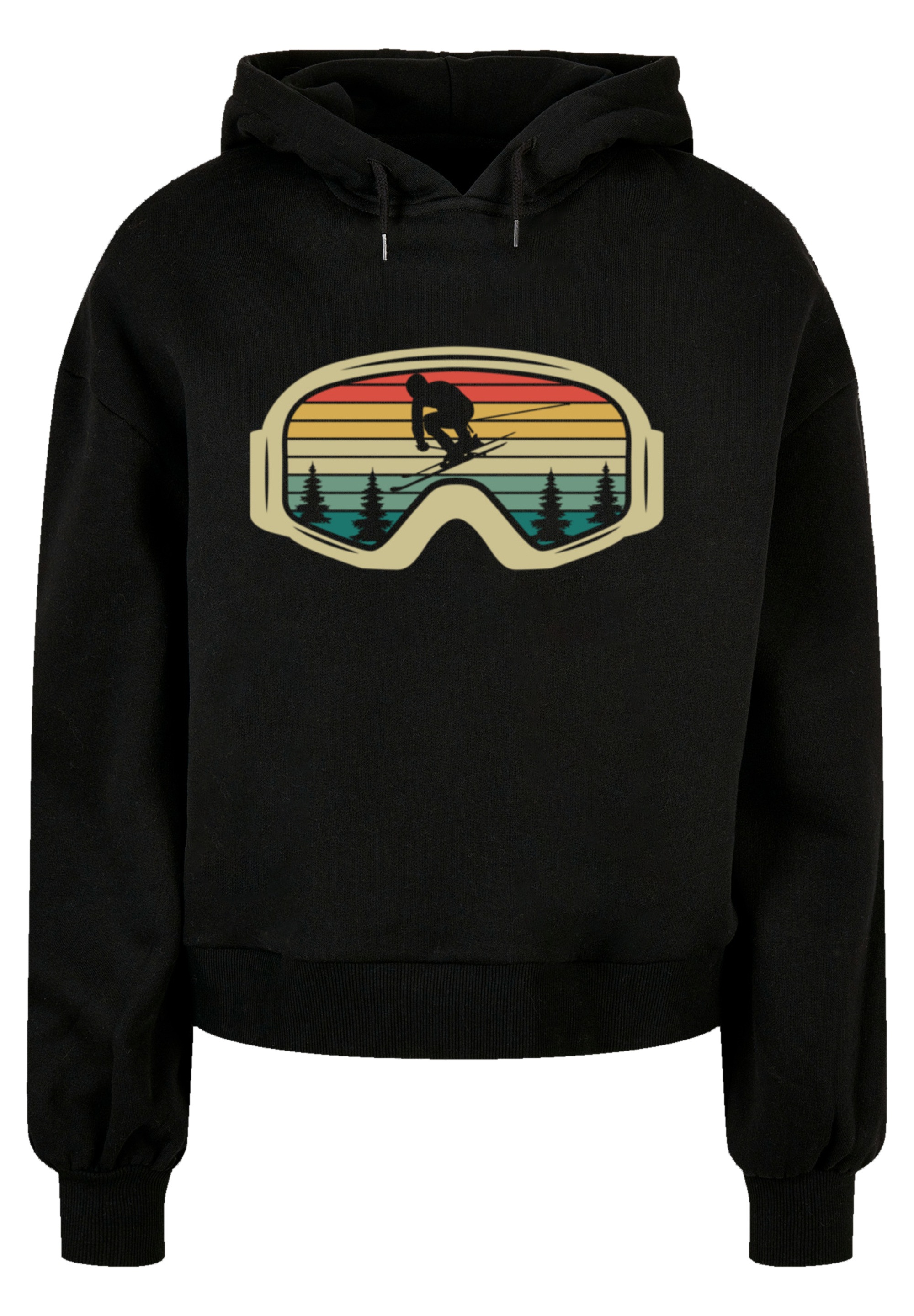 F4NT4STIC Sweatshirt »Retro Skibrille Wintersport«, Premium Qualität