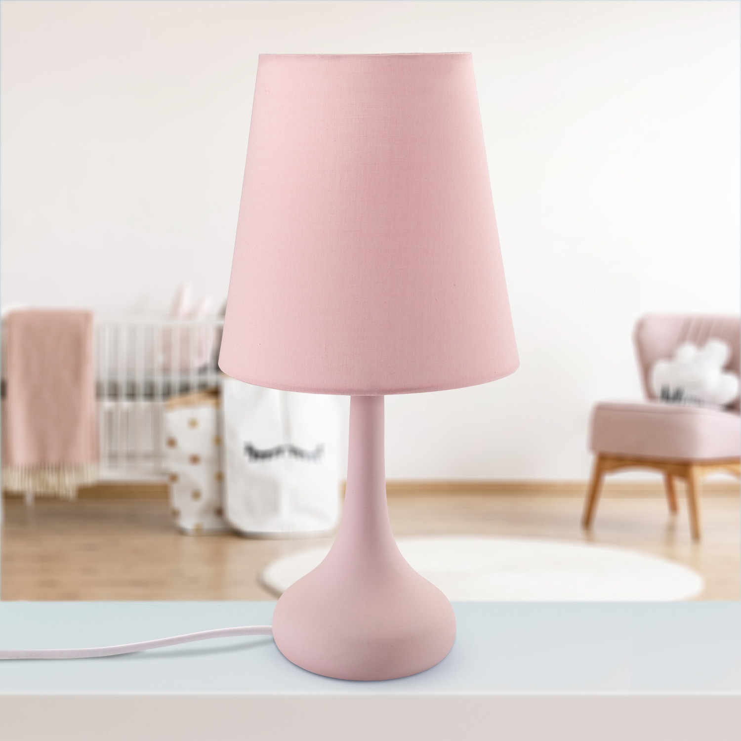 Paco Home Tischleuchte »HELA« E14 LED  E14 Lampe, Tischleuchte Für Kinderzimmer u. Wohnzimmer Modern