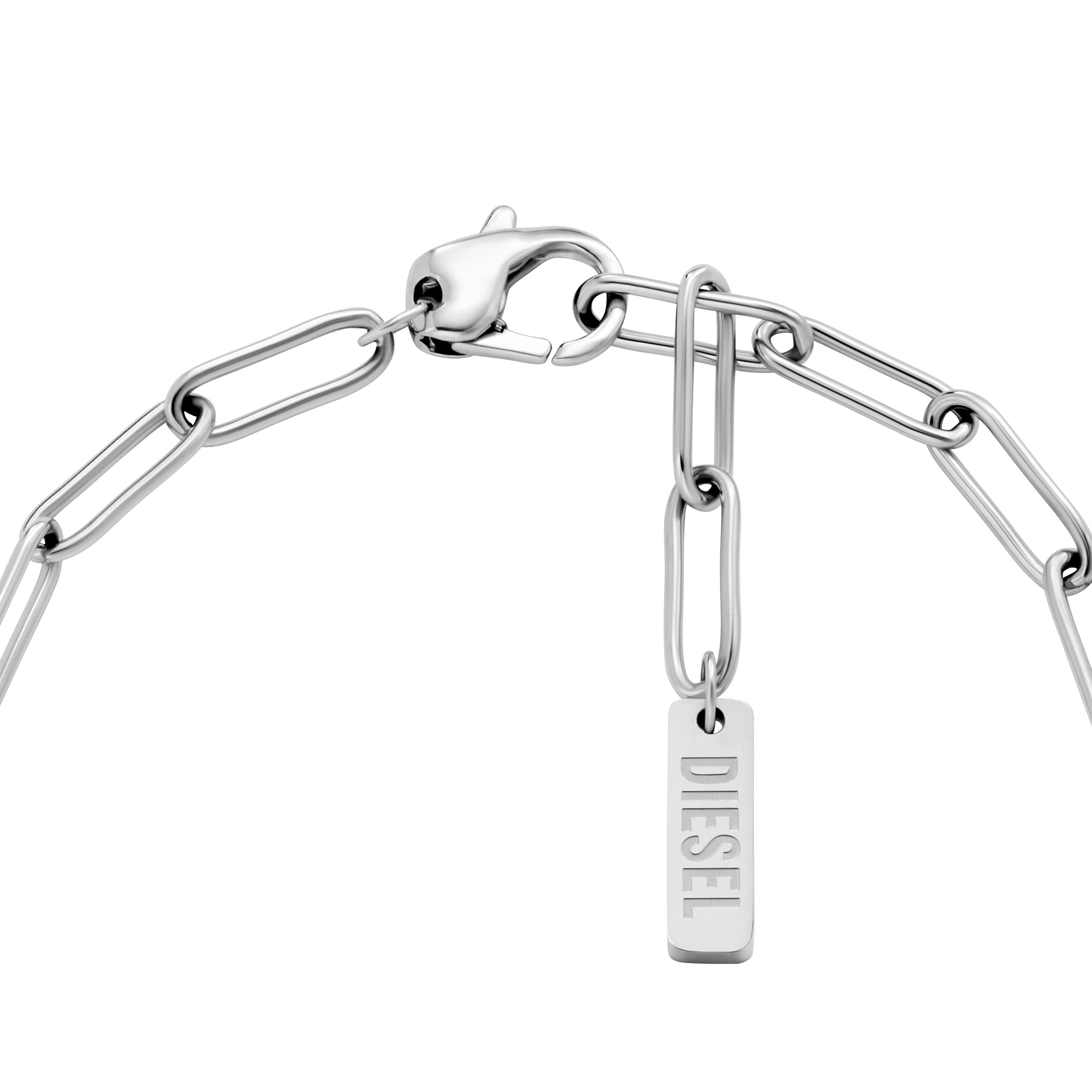 Diesel Charm-Armband »Schmuck Geschenk Edelstahl Totenkopf Rose, DX1604040«
