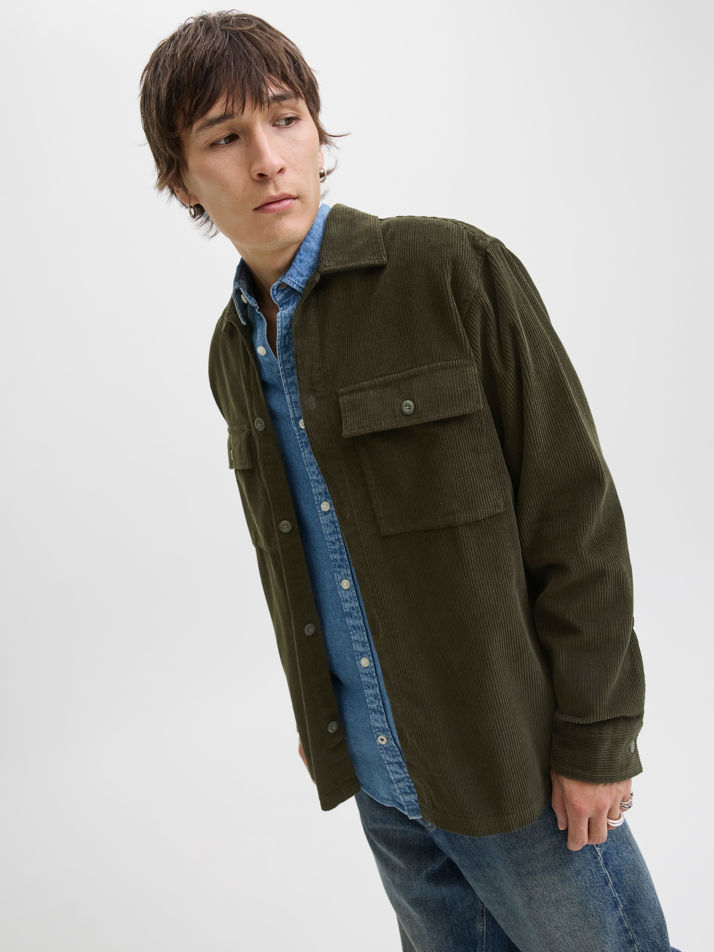 Jack & Jones Langarmhemd "JJEPERFECT CORDUROY OVERSHIRT LS SN" günstig online kaufen