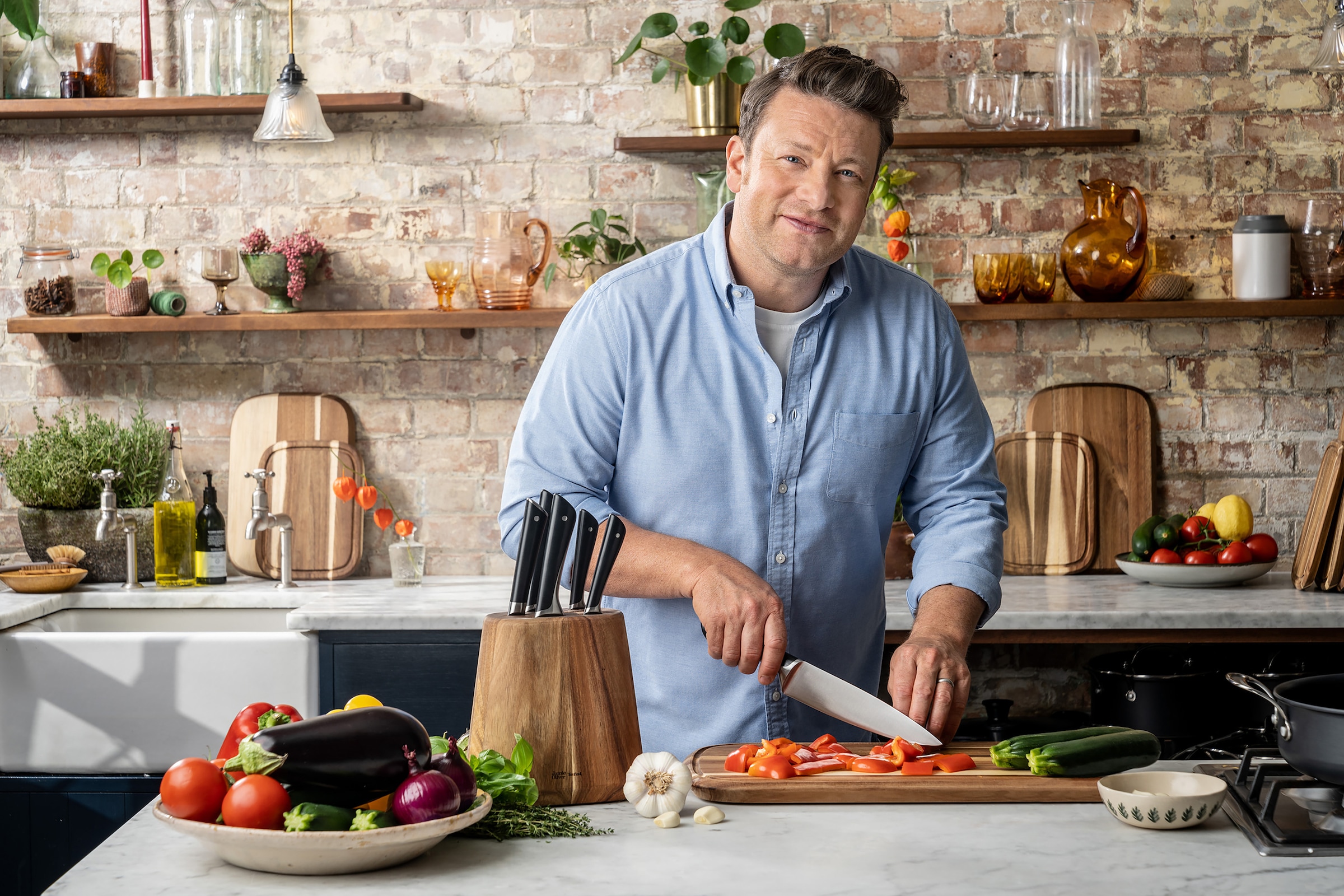 Tefal Schneidebrett »Jamie Oliver«, (1 kaufen BAUR zum St.), und | FSC-zertifiziert, Schneiden Servieren Saftrille, praktische