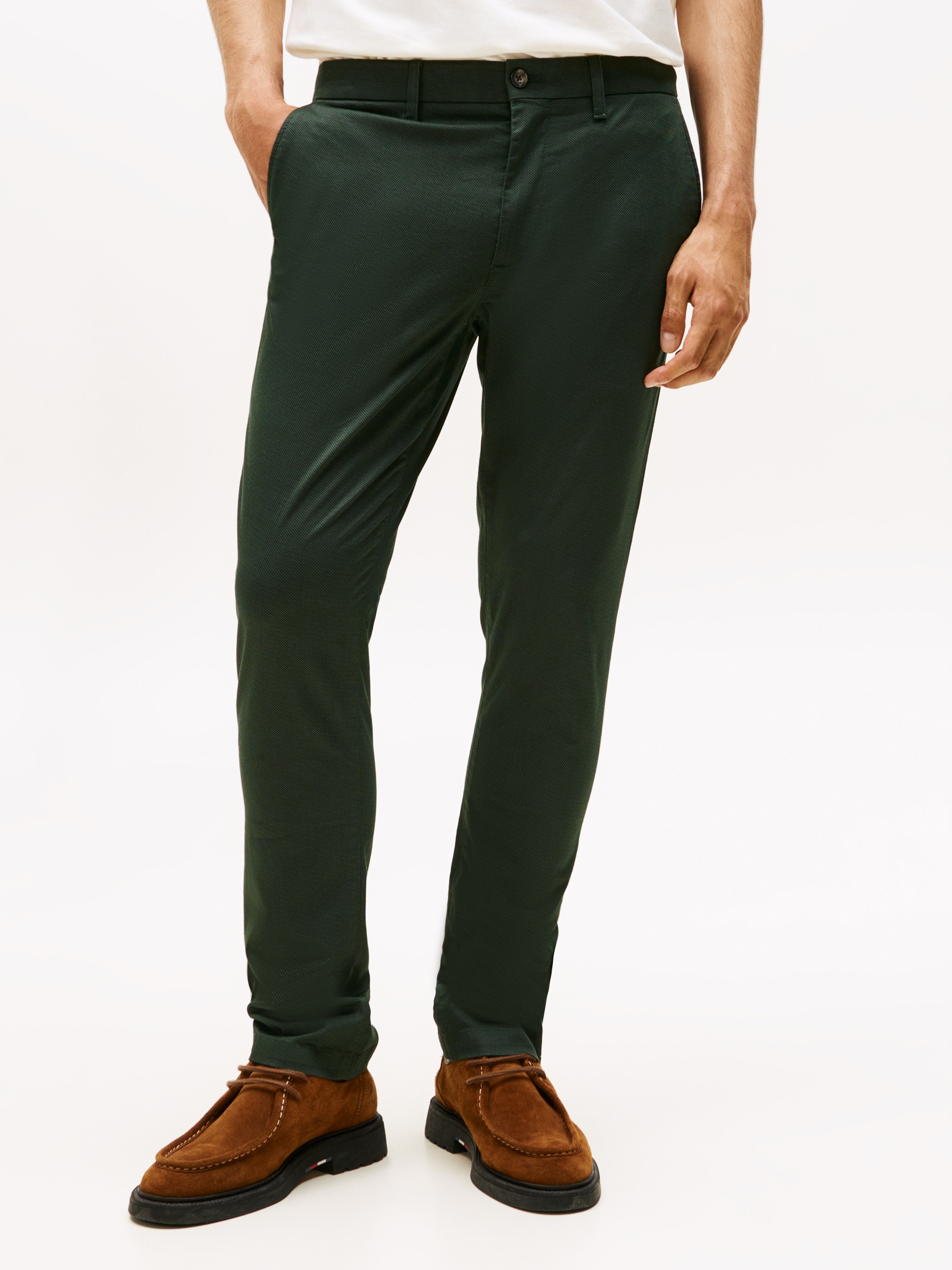 Tommy Hilfiger Chinohose "BLEECKER PRINTED STRUCTURE", Slim FIT günstig online kaufen