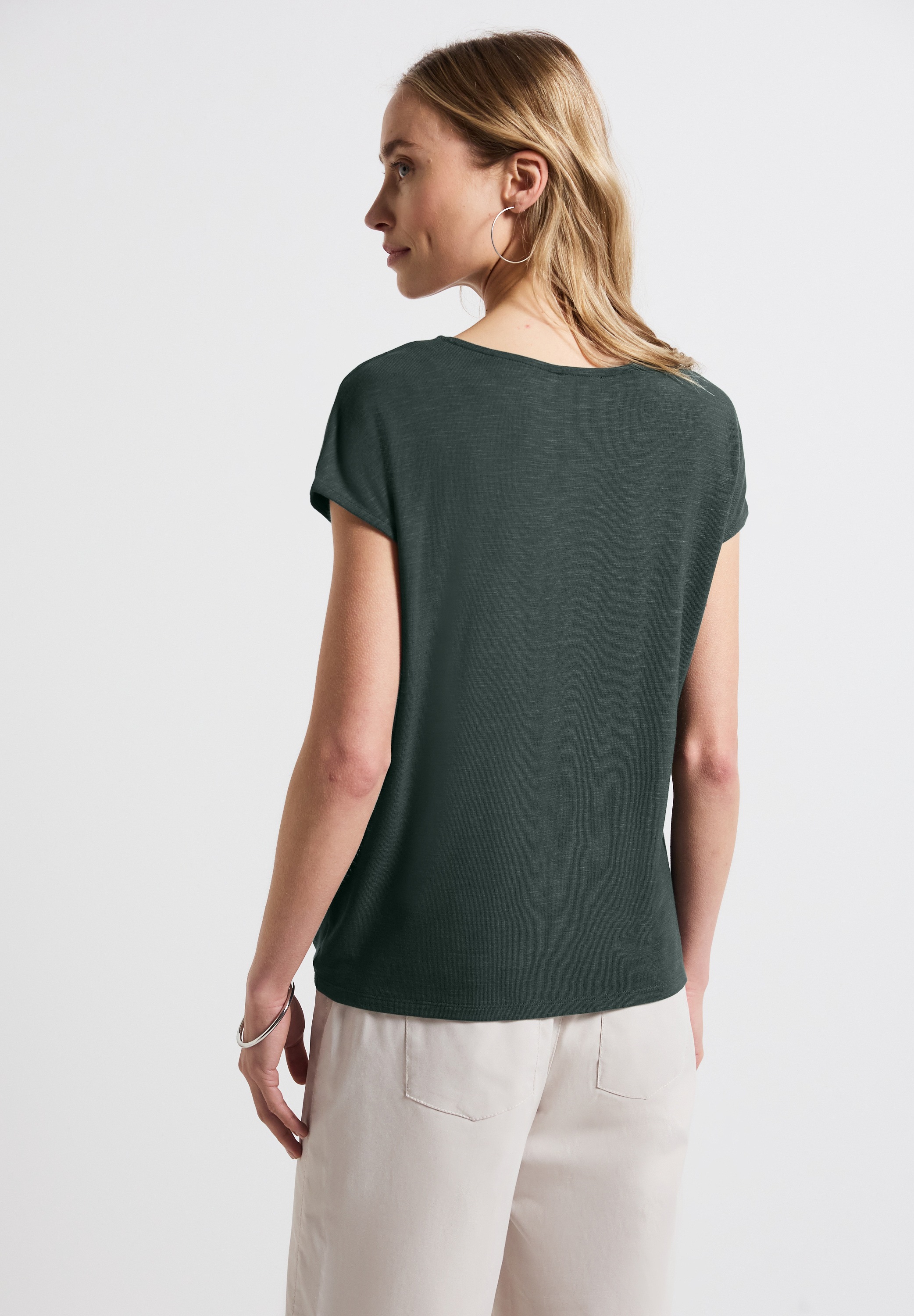 STREET ONE T-Shirt, aus strecthigem Viskosematerial günstig online kaufen