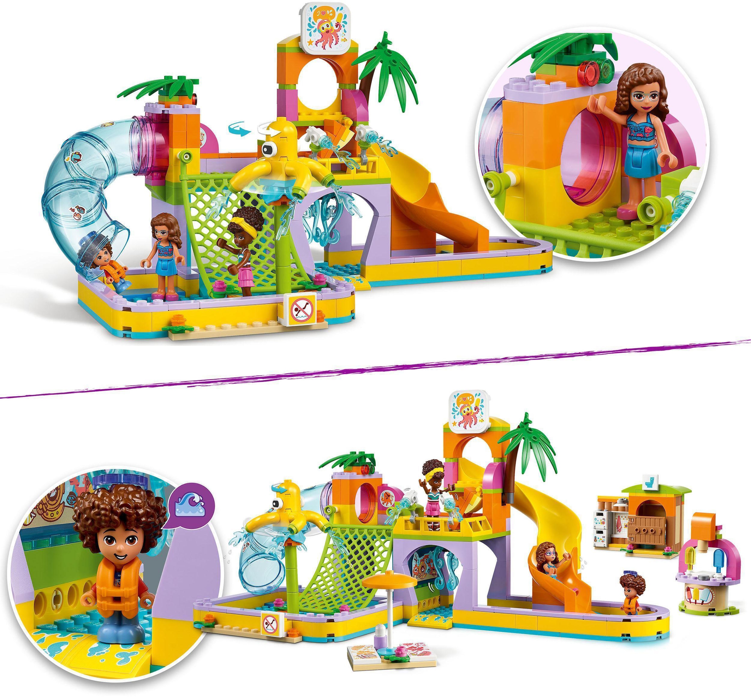 LEGO® Konstruktionsspielsteine »Wassererlebnispark (41720), LEGO® Friends«, (373 St.)