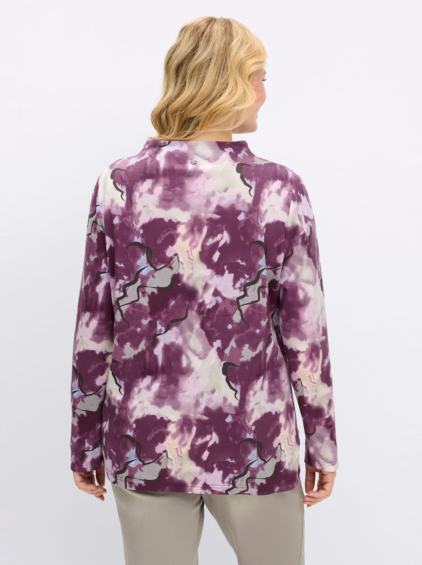Sheego Langarmshirt »Shirt«, (1 tlg.)