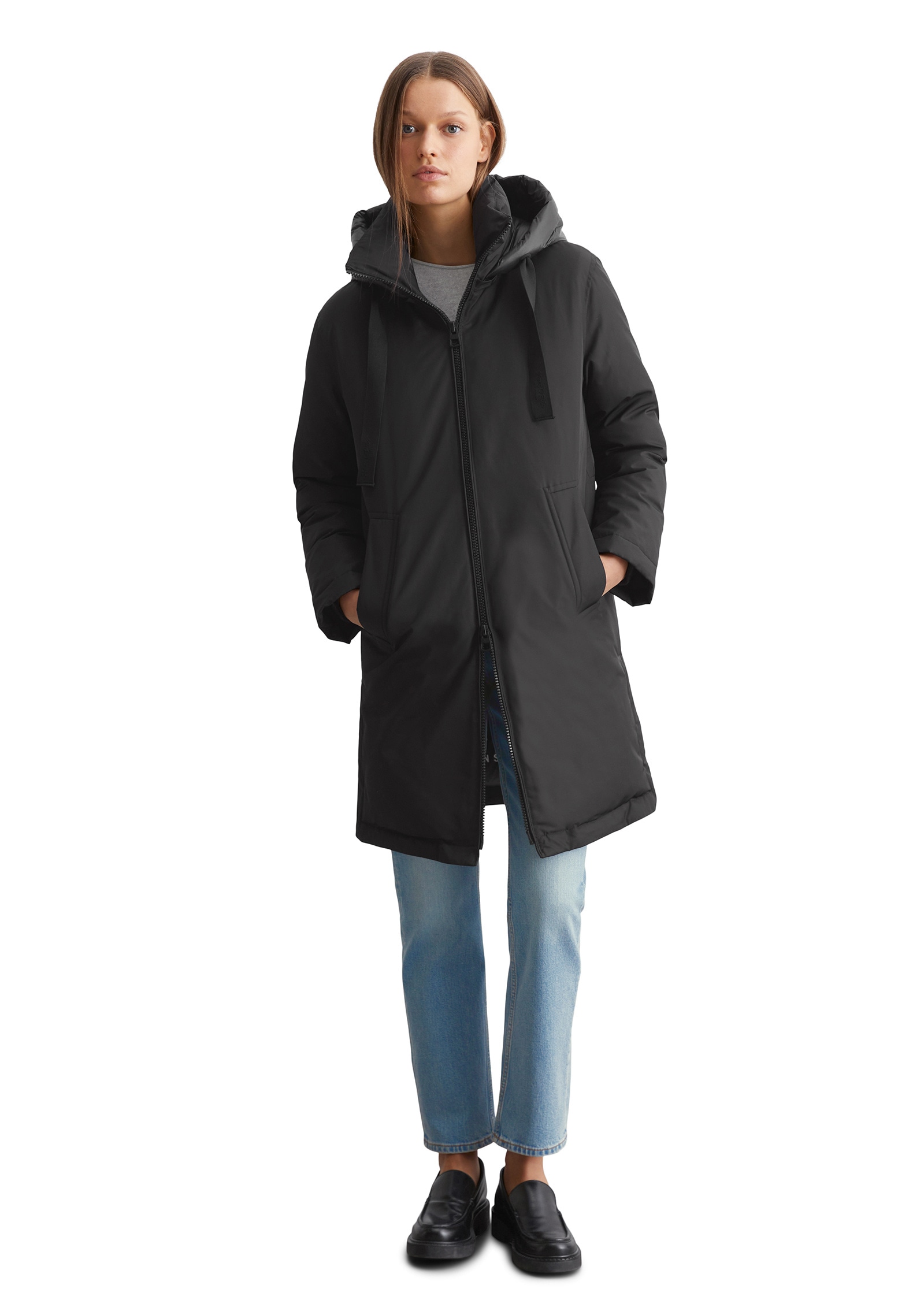 Marc O'Polo Wintermantel »aus recyceltem Polyester-Twill«