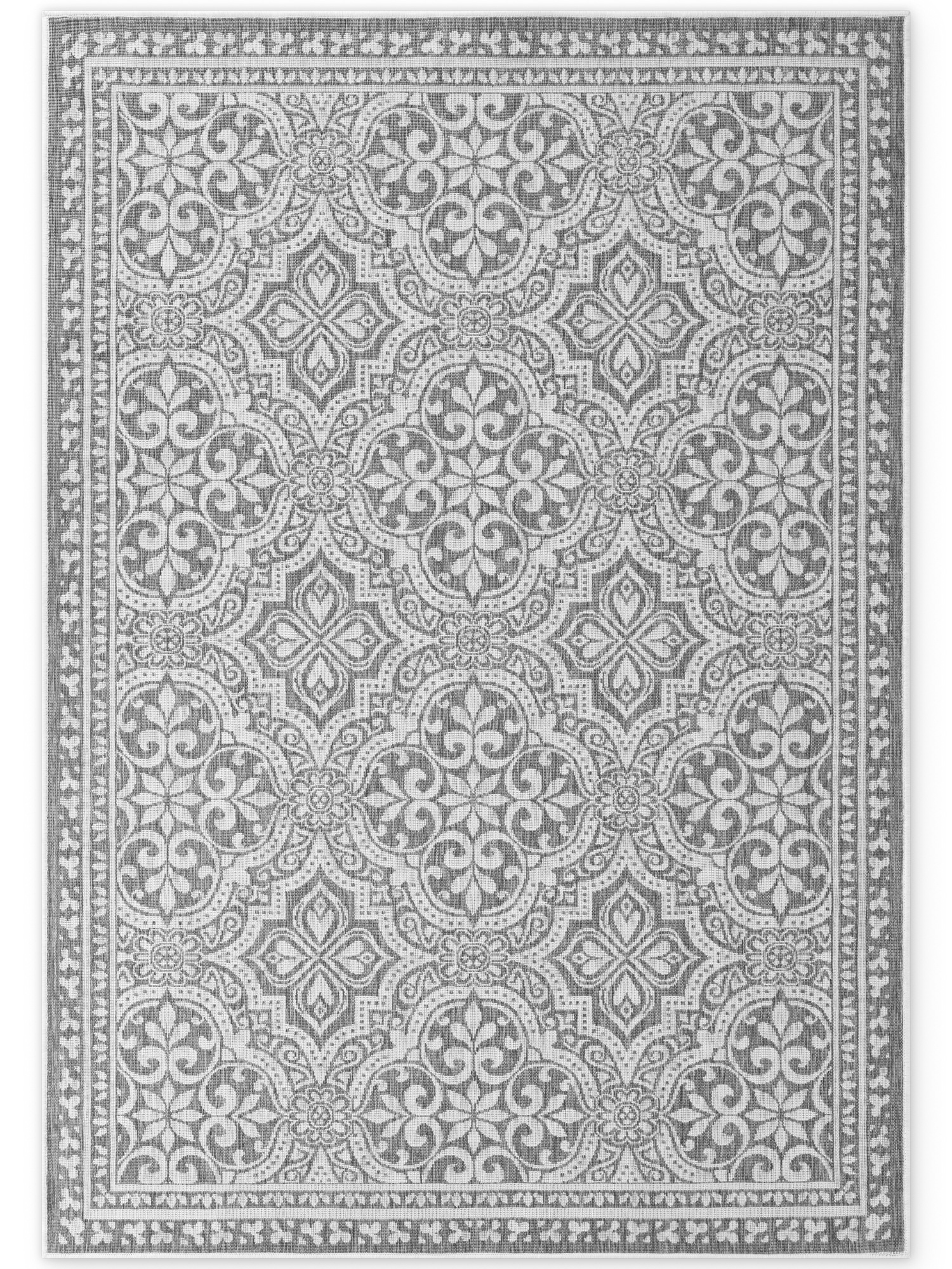 NORTHRUGS Outdoorteppich »Rosel Wendeteppich«, rechteckig, 5 mm Höhe, In und Outdoor, Flachgewebe, wetterfest, pflegeleicht, robust