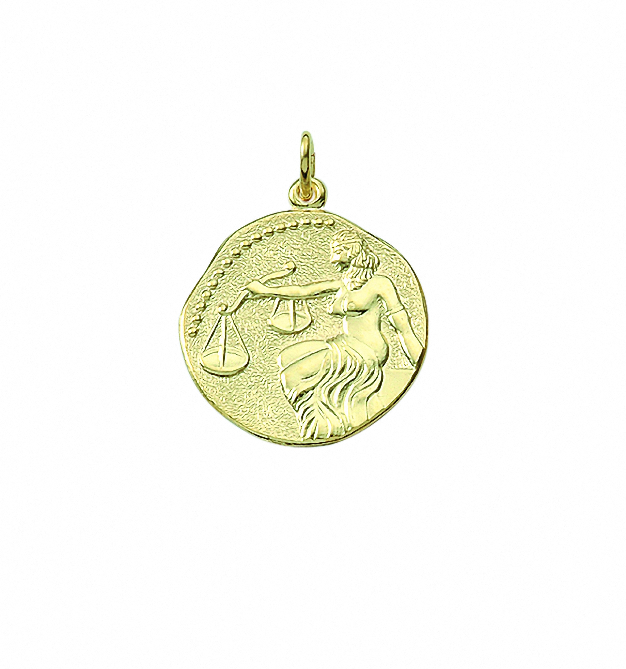 Adelia´s Kette mit Anhänger »333 Gold Sternzeichen Anhänger Waage Ø 18,2  mm«, Schmuckset - Set mit Halskette | BAUR