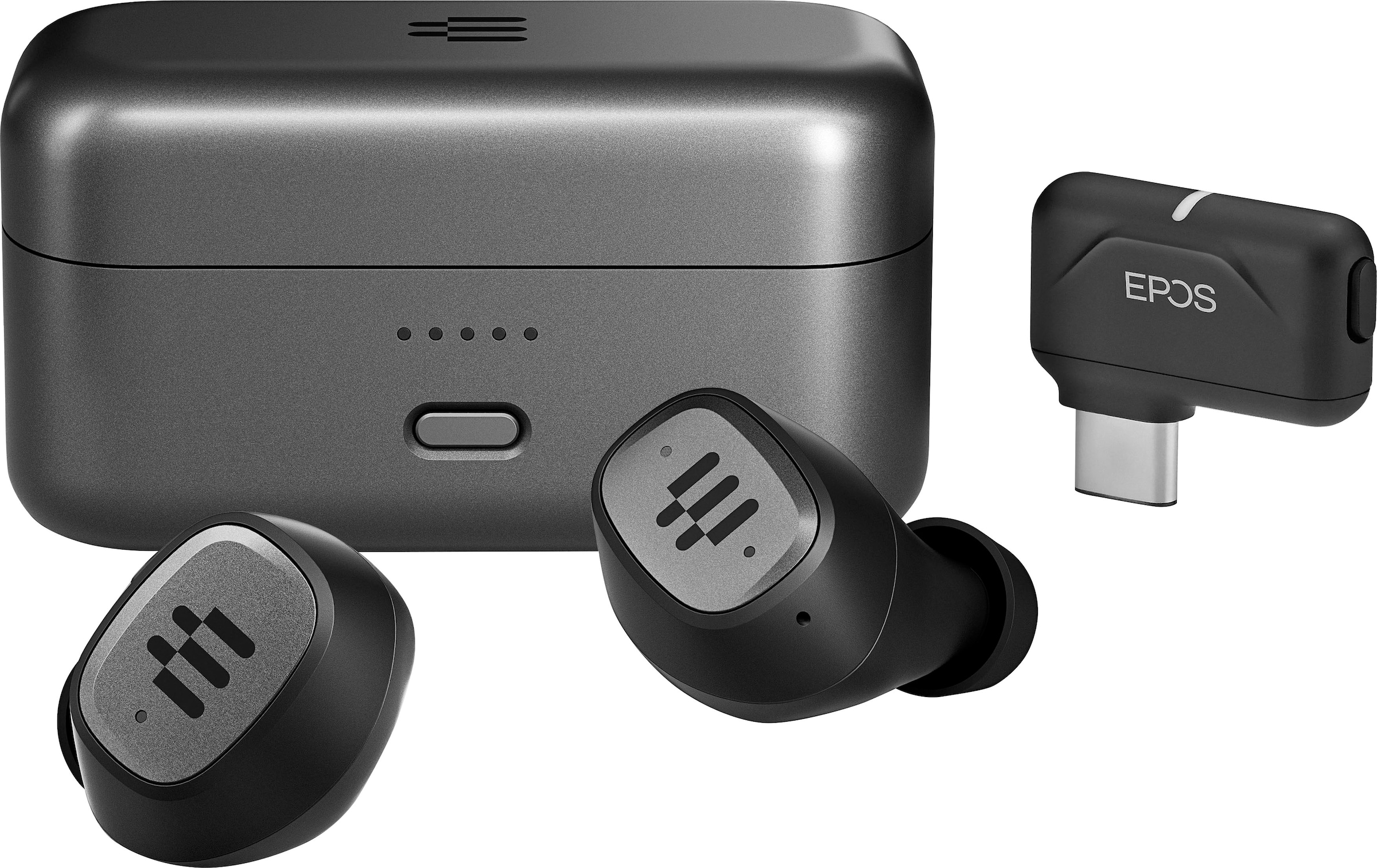 EPOS wireless In-Ear-Kopfhörer »GTW 270 Hybrid True Earbuds«, mit geschlossener Akustik und USB-C Dongle