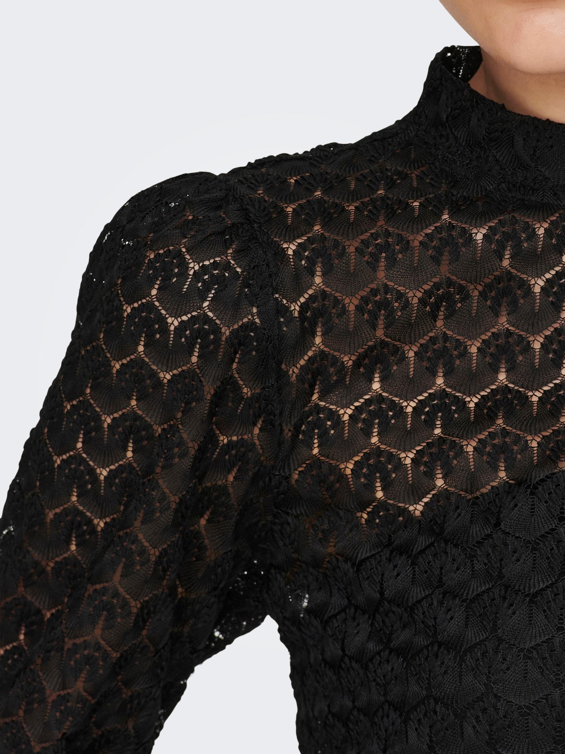 JDY Langarmshirt »JDYAVERY L/S LACE TOP JRS NOOS«